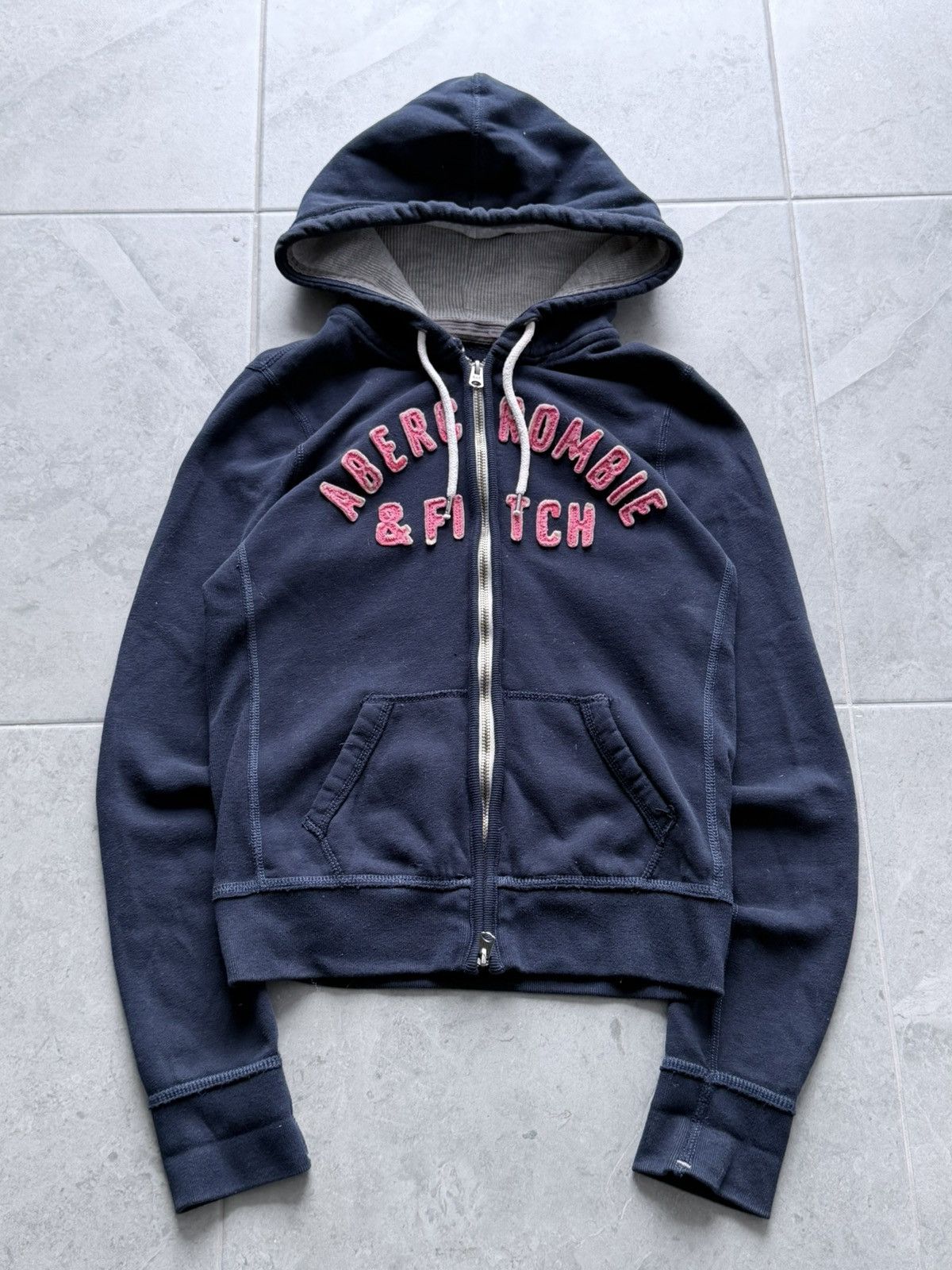 Abercrombie & Fitch 2000s Abercrombie & Fitch Hysteric Glamour Style Zip Hoodie Size US S / EU 44-46 / 1 - 1 Thumbnail