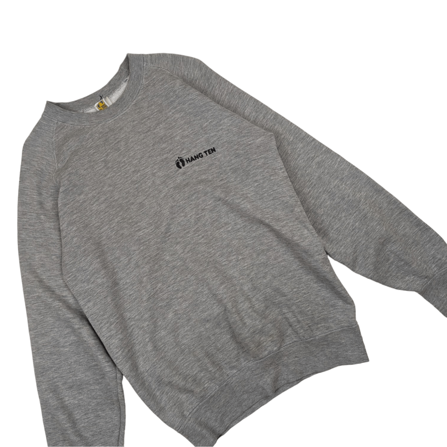 Hang Ten Vintage 80's HANG TEN Sportswear Plain Grey Sweatshirt Size US S / EU 44-46 / 1 - 3 Thumbnail