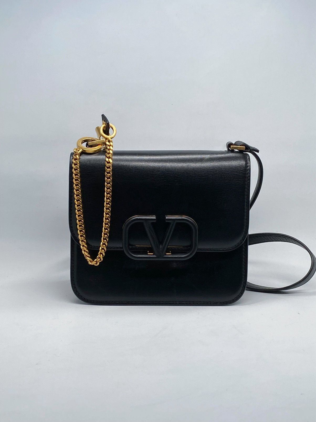 Valentino Valentino Garavani Small VSling Leather Shoulder Bag Size ONE SIZE - 3 Thumbnail