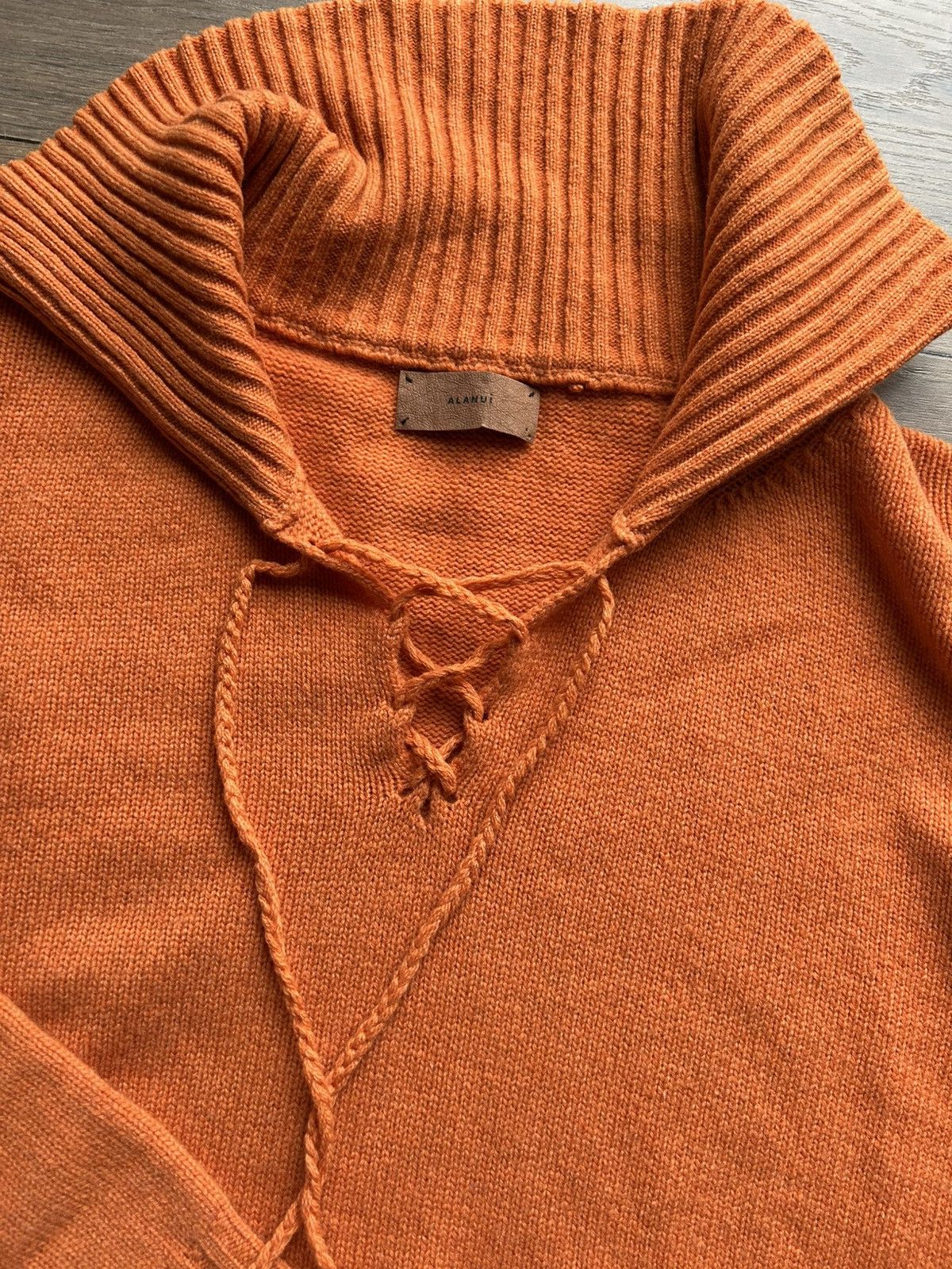 Alanui Alanui orange cashmere jumper S aztec Size S / US 4 / IT 40 - 3 Thumbnail