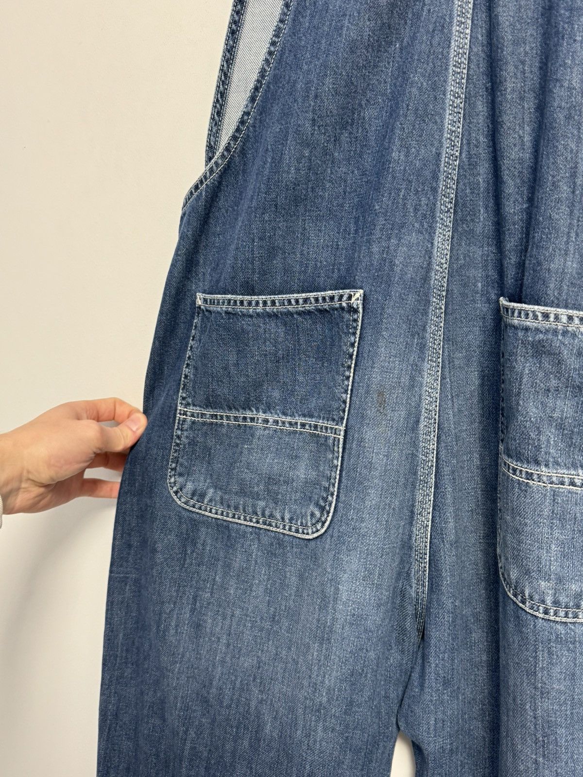 Carhartt Wip CARHARTT WIP W BIB OVERALL GALENA BLUE DARK STONE WASHED SZL Size 32" / US 10 / IT 46 - 15 Thumbnail