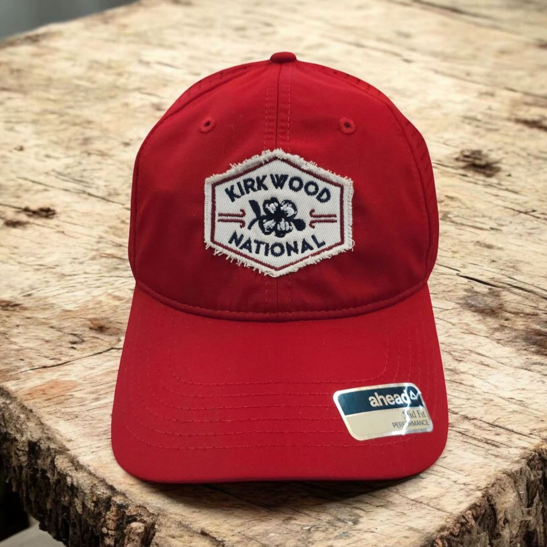 Other Ahead Kirkwood National Strapback Cap Logo Patch Mid Fit Hat Size ONE SIZE - 1 Thumbnail