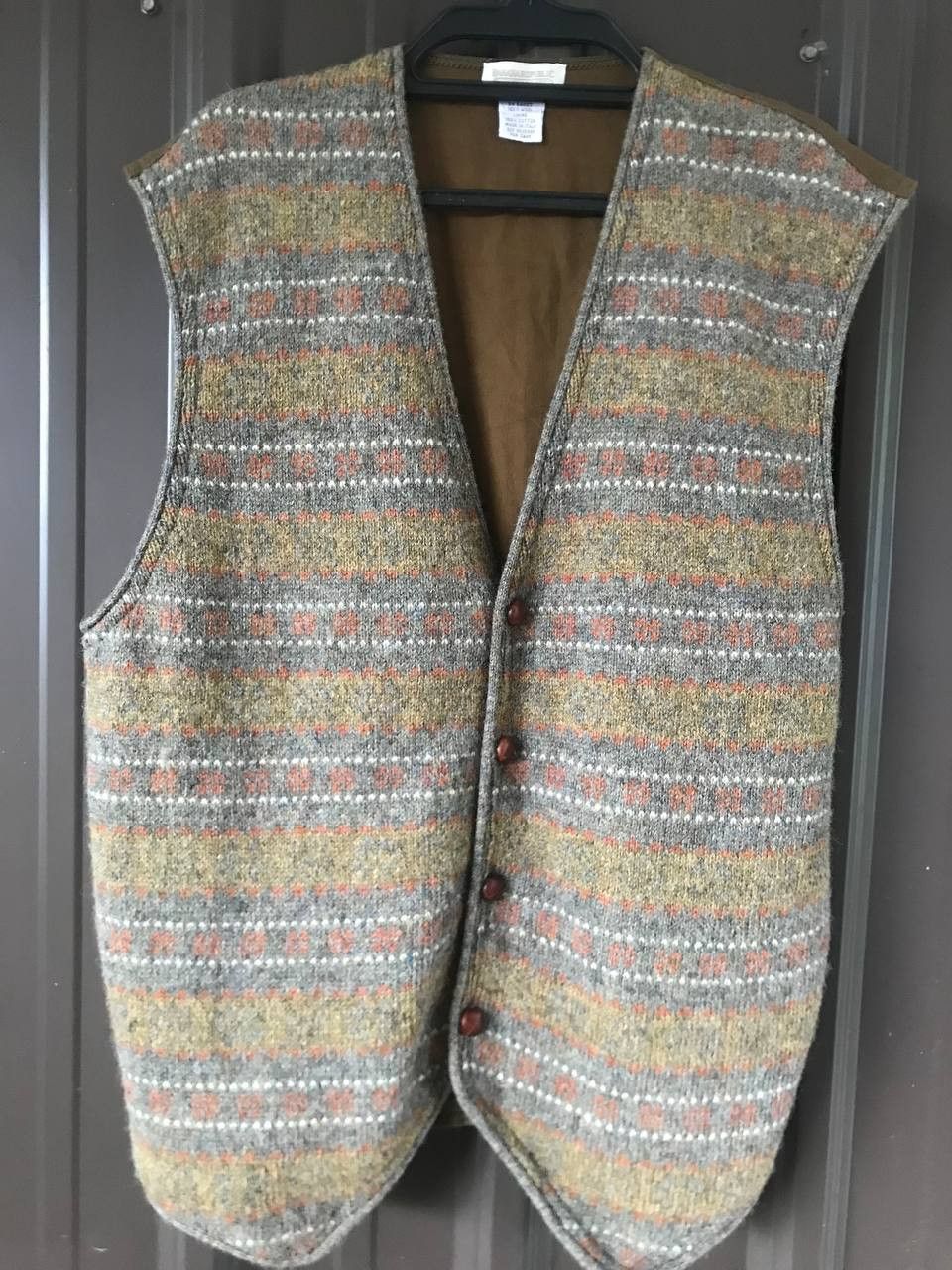 Banana Republic × Vintage Vintage 80s Banana Republic Made In Italy Wool Vest Size US M / EU 48-50 / 2 - 1 Thumbnail