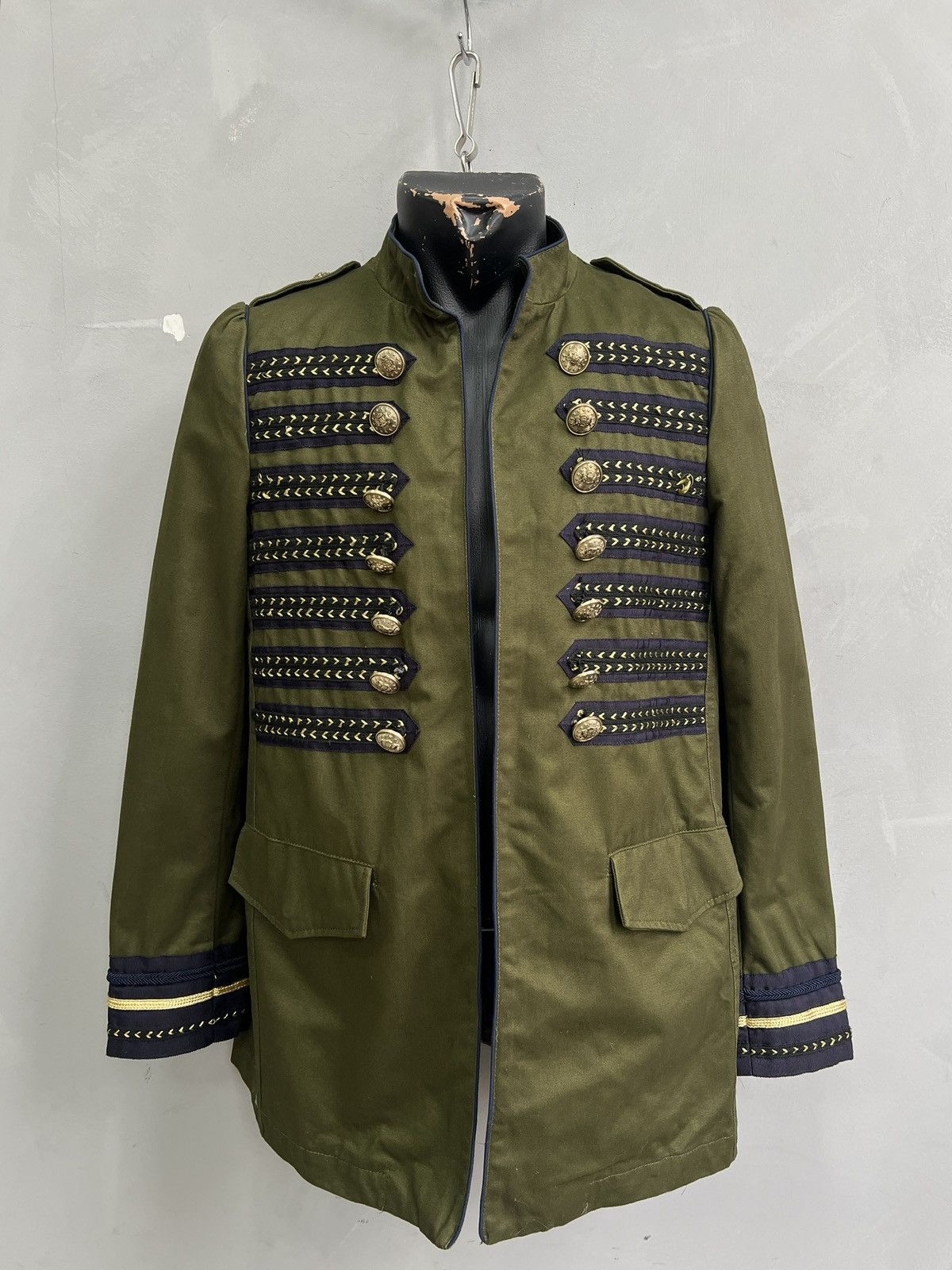 Kapital Green military officer buttons napoleon jacket y2k style Size US M / EU 48-50 / 2 - 1 Thumbnail