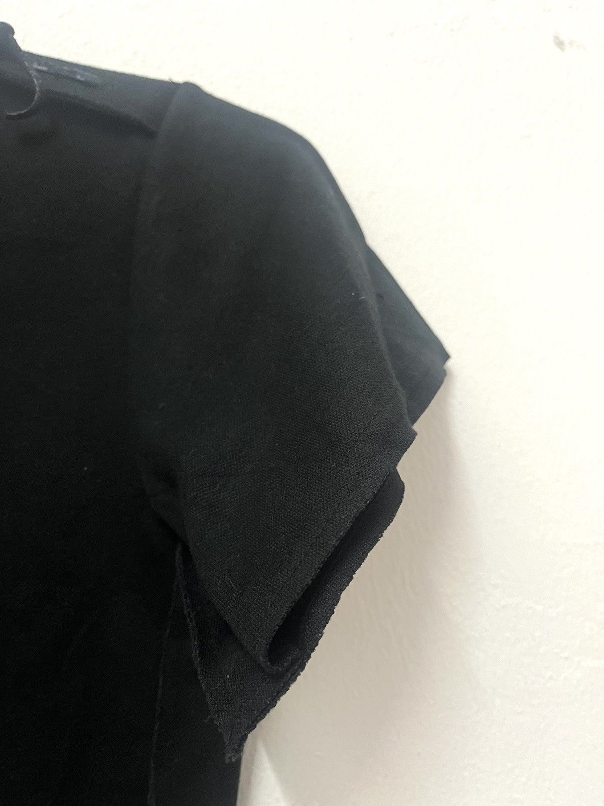 Comme des Garcons × Japanese Brand × Vintage Comme Des Garcons Femme RunWay Black T-shirt Size US S / EU 44-46 / 1 - 5 Thumbnail