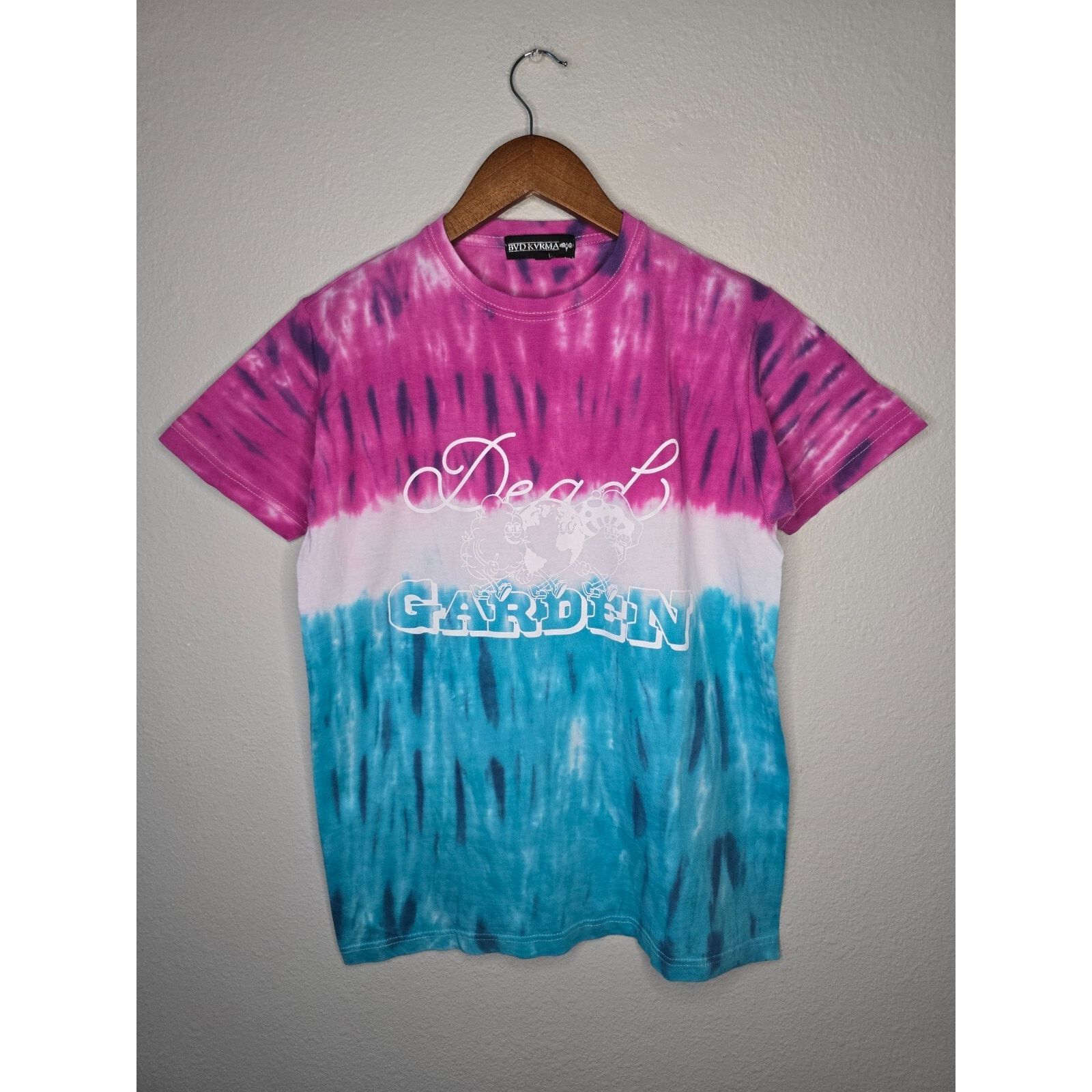 Vintage Dead Garden Shirt Tie Dye Tee Purple Blue BVD KVRMA Large Size US L / EU 52-54 / 3 - 1 Thumbnail