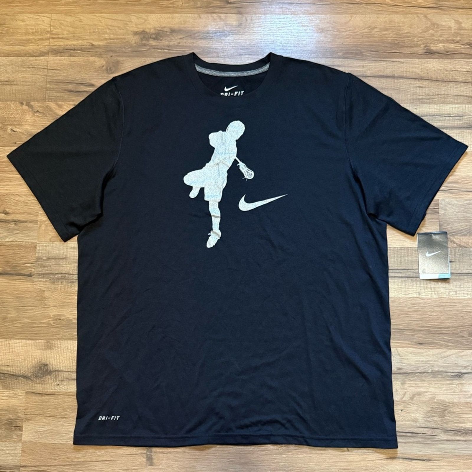 Nike 2011 Nike Dri-Fit Lacrosse Legacy Short Sleeve Shirt Size US XL / EU 56 / 4 - 2 Thumbnail