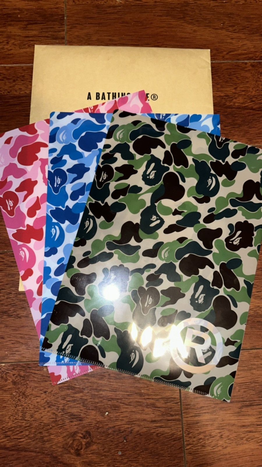 Bape Bape Abc camo clear file Set Size ONE SIZE - 5 Thumbnail