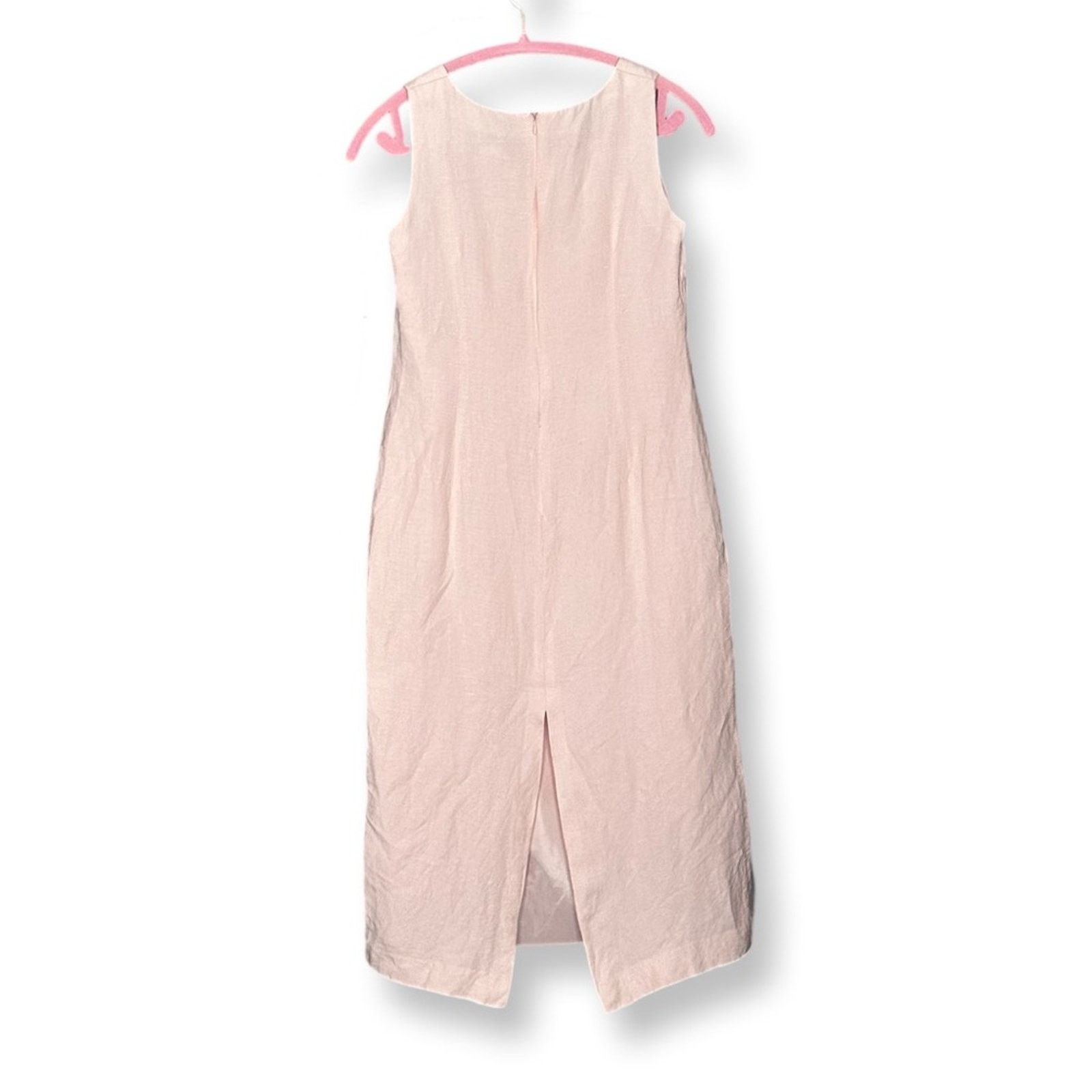 Vintage Jessica Howard Vintage Light Pink Linen Blouse And Dress Size S / US 4 / IT 40 - 3 Thumbnail