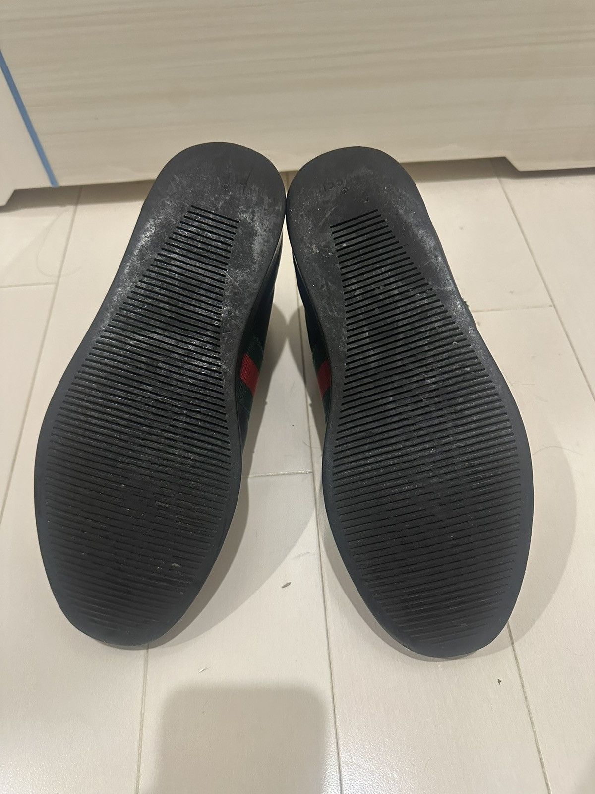 Gucci Gucci Ace "Web" Sherry Line Sneakers Size US 8.5 / EU 41-42 - 7 Thumbnail