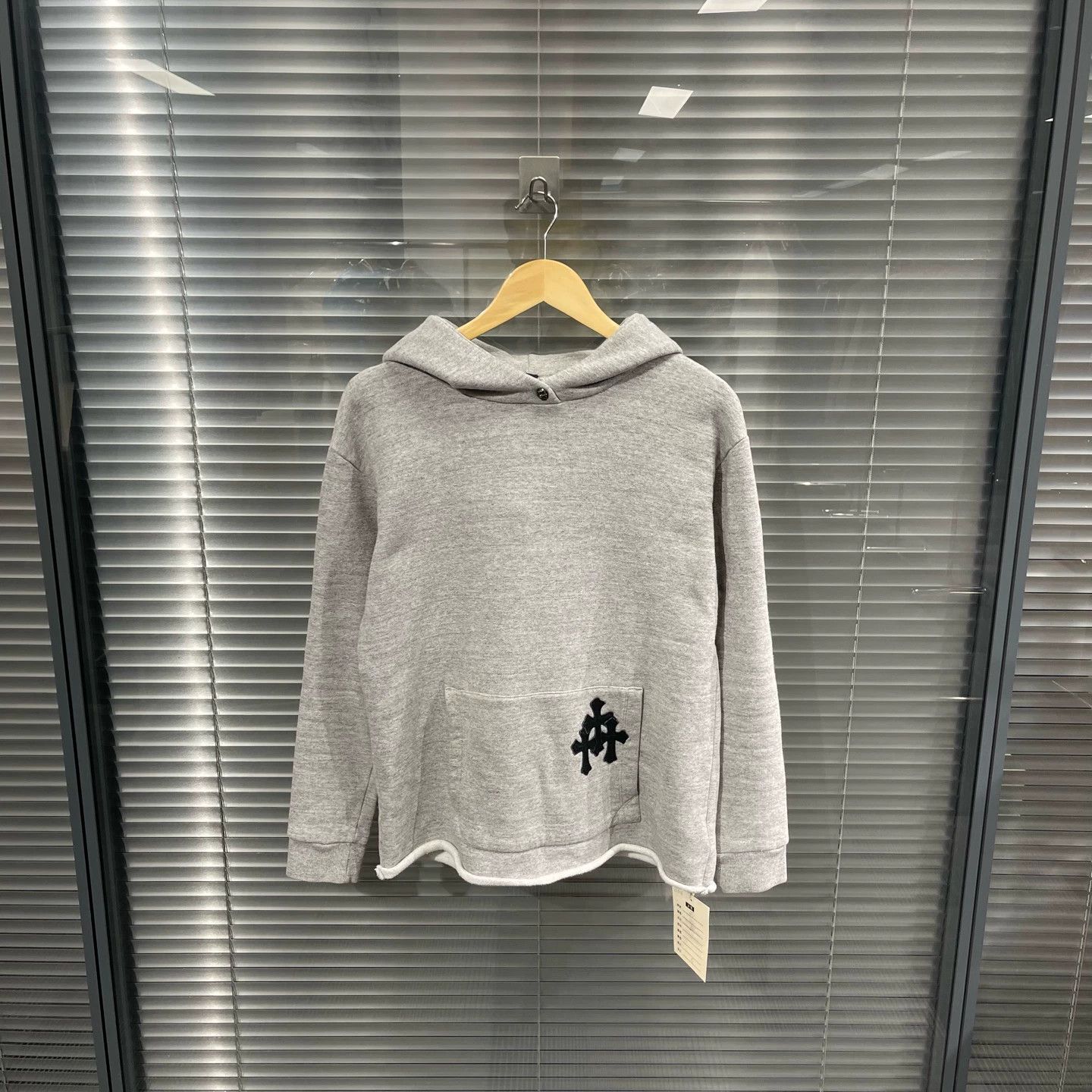 Chrome Hearts Chrome Hearts Gray Patch Cross Silver Buckle Hoodie S Size US S / EU 44-46 / 1 - 1 Thumbnail