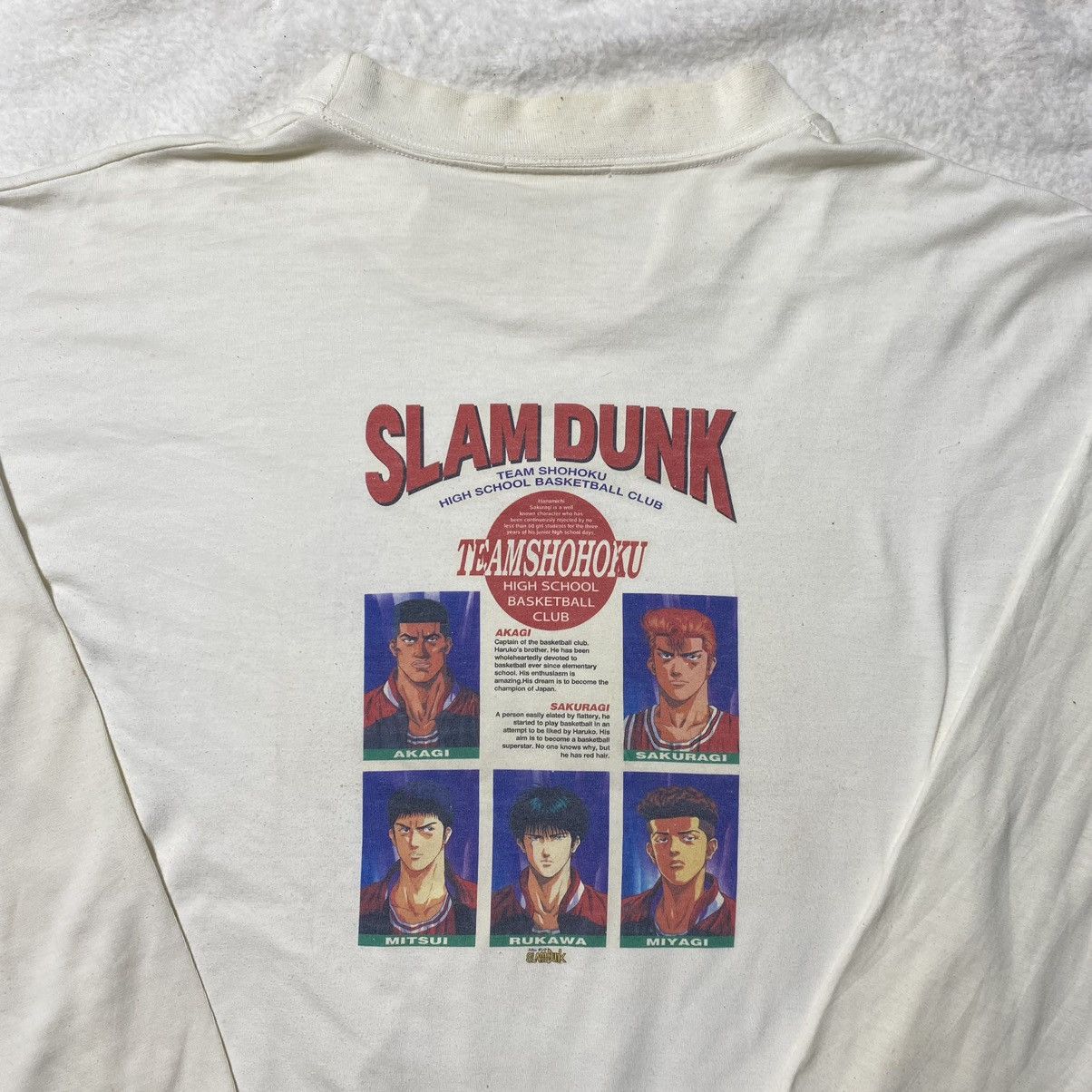 Anime Slamdunk Shohoku Vintage Tee Size US M / EU 48-50 / 2 - 1 Thumbnail
