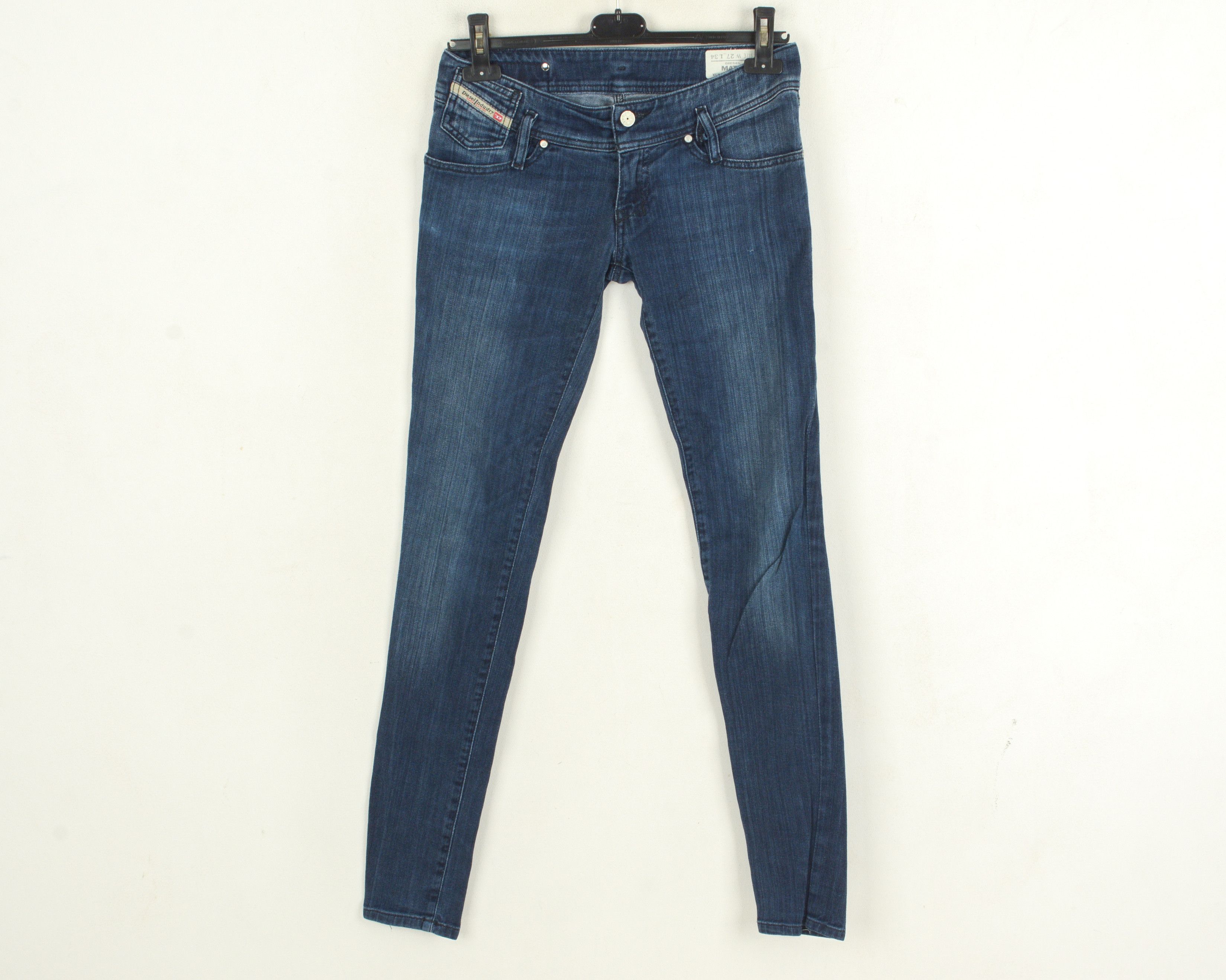 Diesel Matic W27 L34 Slim Skinny Low Waist Stretch Jeans Pants Size 27" / US 4 / IT 40 - 1 Thumbnail