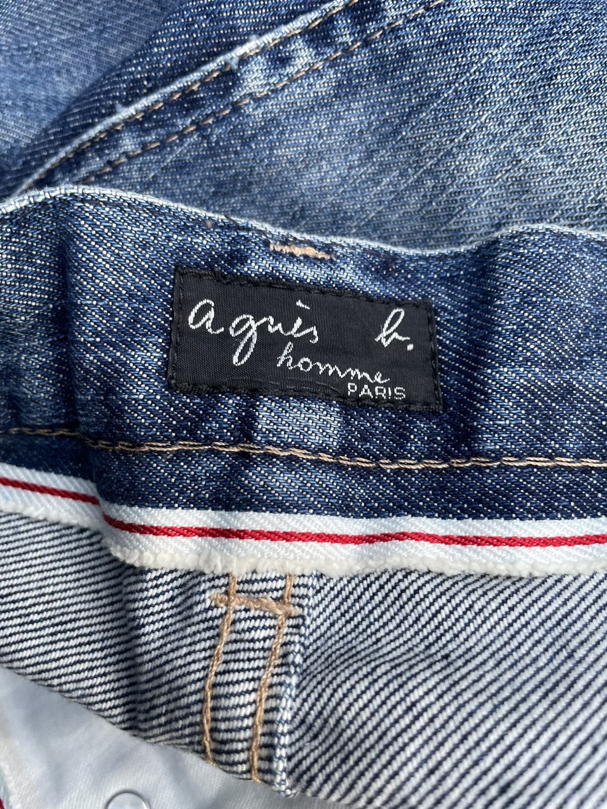 agnes b. Vintage Agnes B Distresed Denim Size US 31 - 14 Thumbnail