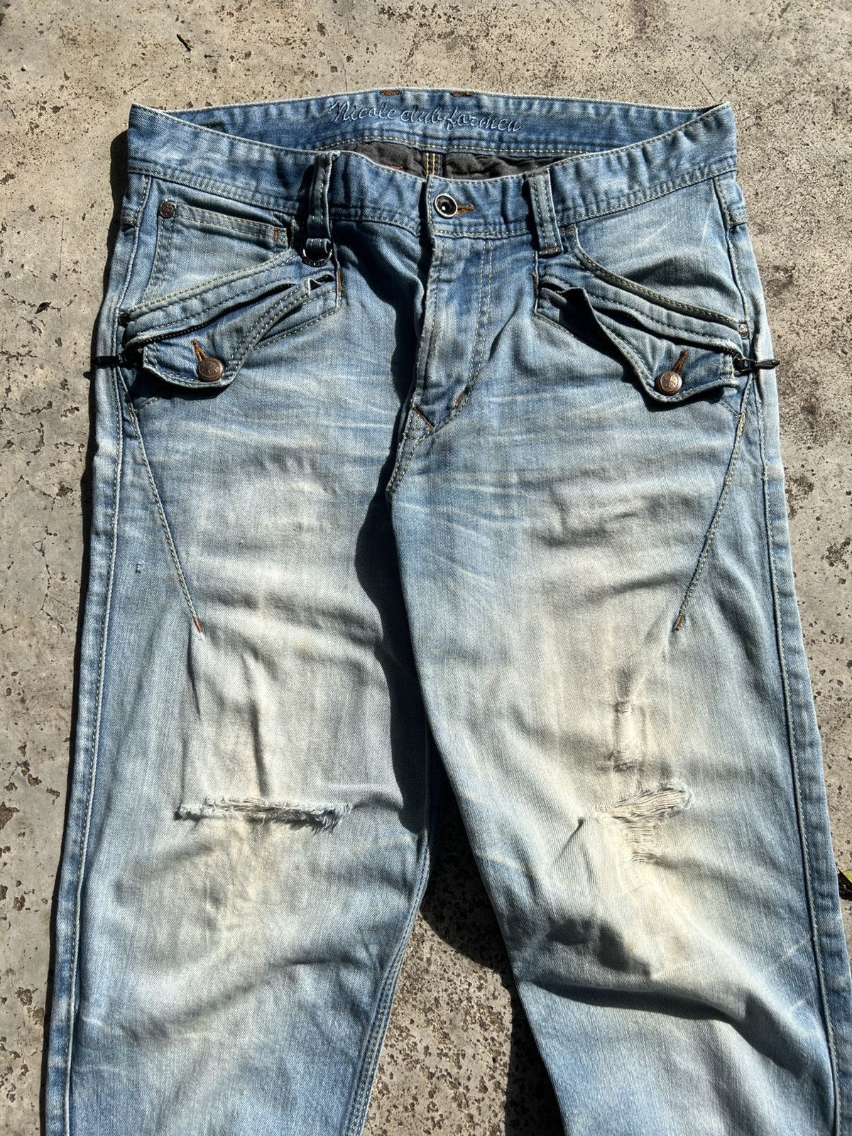 Nicole Club Thrashed Nicole Club For Men Pants distressed Size US 32 / EU 48 - 2 Thumbnail