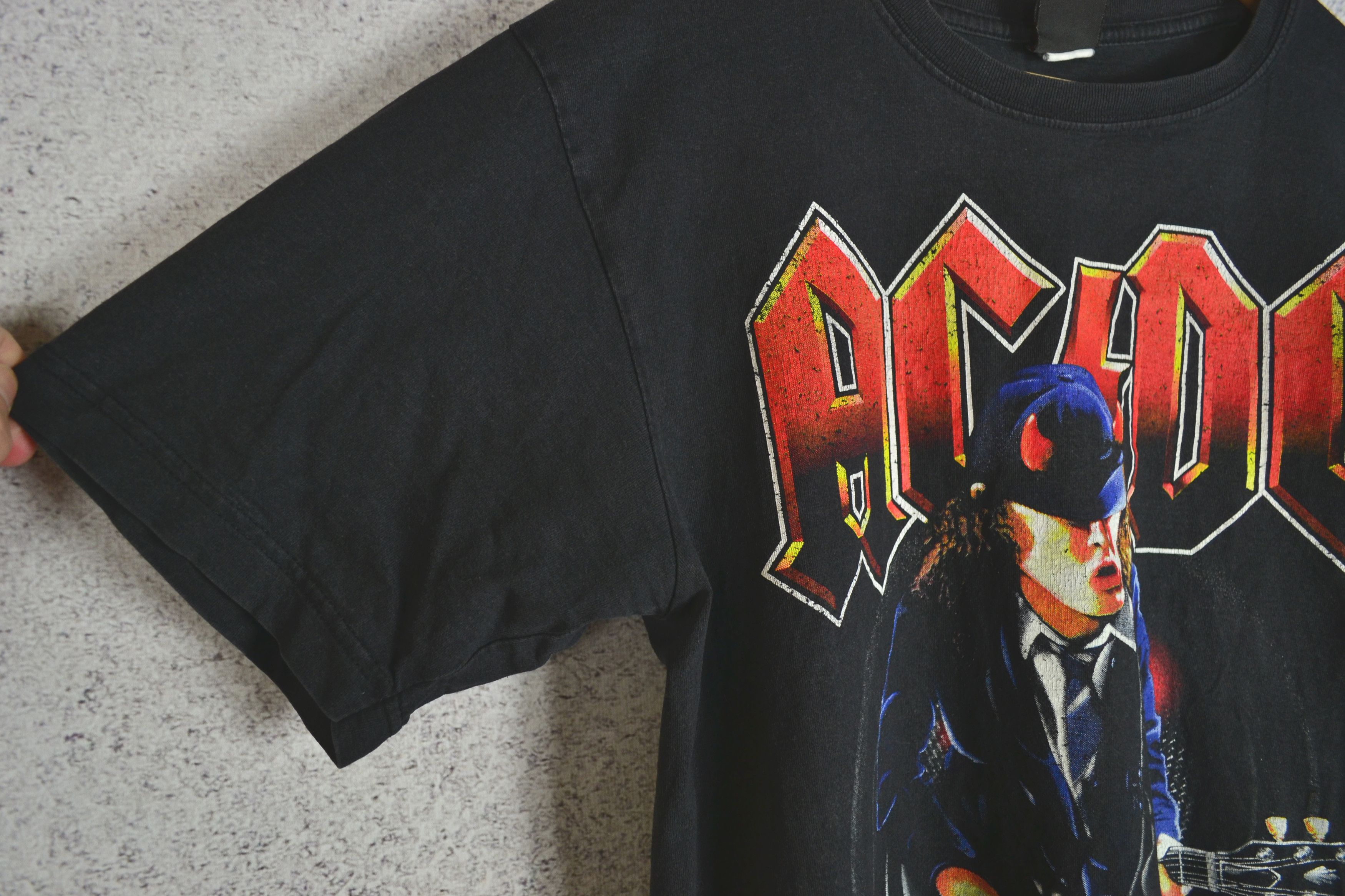 Band Tees AC/DC Angus Young Vintage Band Tee T-shirt Size US M / EU 48-50 / 2 - 6 Thumbnail