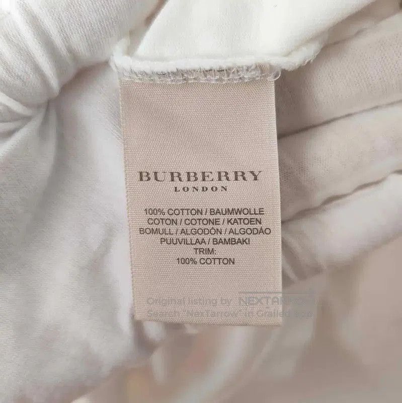 Burberry Burberry White Cotton Long Sleeve Polo Shirt. Size US M / EU 48-50 / 2 - 5 Thumbnail