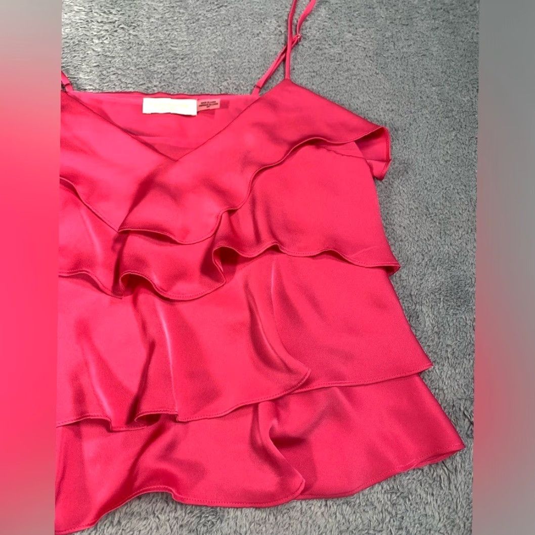 Ramy Brook Ramy Brook Pink Blouse Top S Womens Blouse Layered Ruffle Tank Top Small Pink Layered Ruffle Top Blouse Tank Top Small Women’s Pink Ramy Brook Blouse Size S / US 4 / IT 40 - 3 Thumbnail