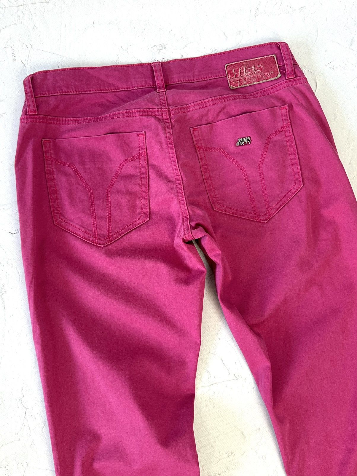 Beauty Beast × Miss Sixty × Vintage Miss Sixty Vintage Pink Pants Size 29" - 5 Thumbnail
