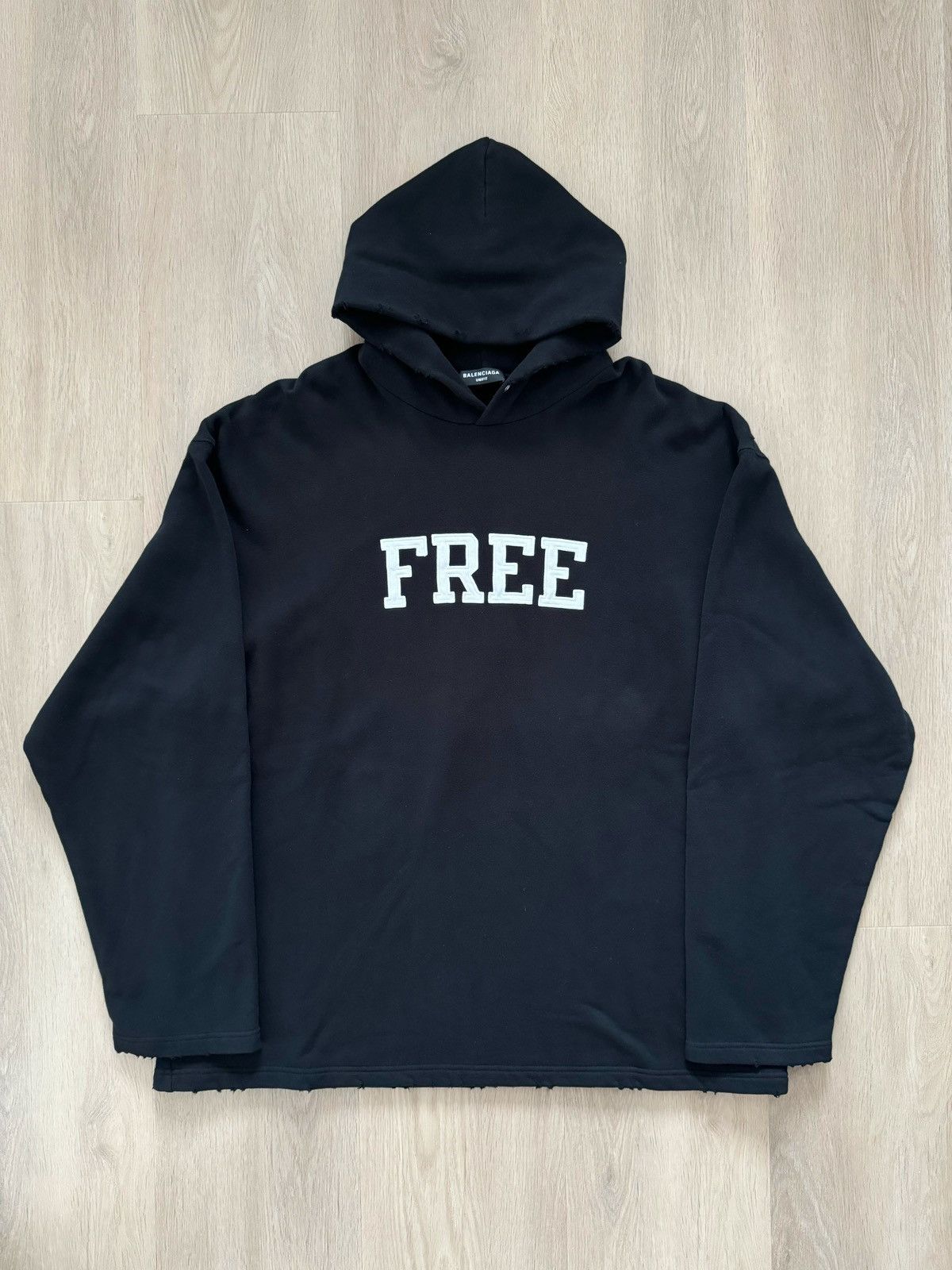 Balenciaga Fall 21 Free No Rib Hoodie Size US XS / EU 42 / 0 - 1 Thumbnail
