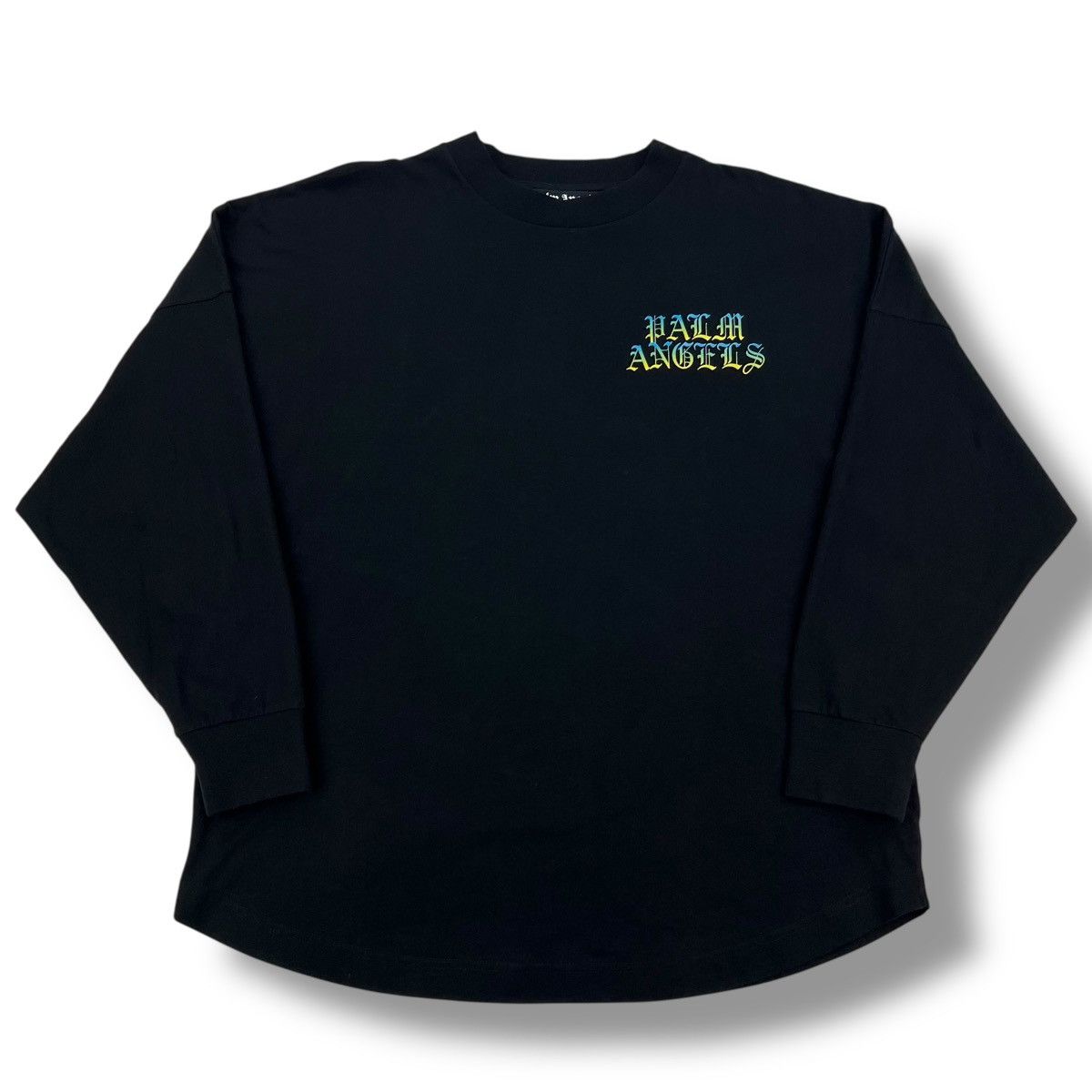 Palm Angels Palm Angels Gothic Hue Long Sleeve T Shirt Size US L / EU 52-54 / 3 - 3 Thumbnail