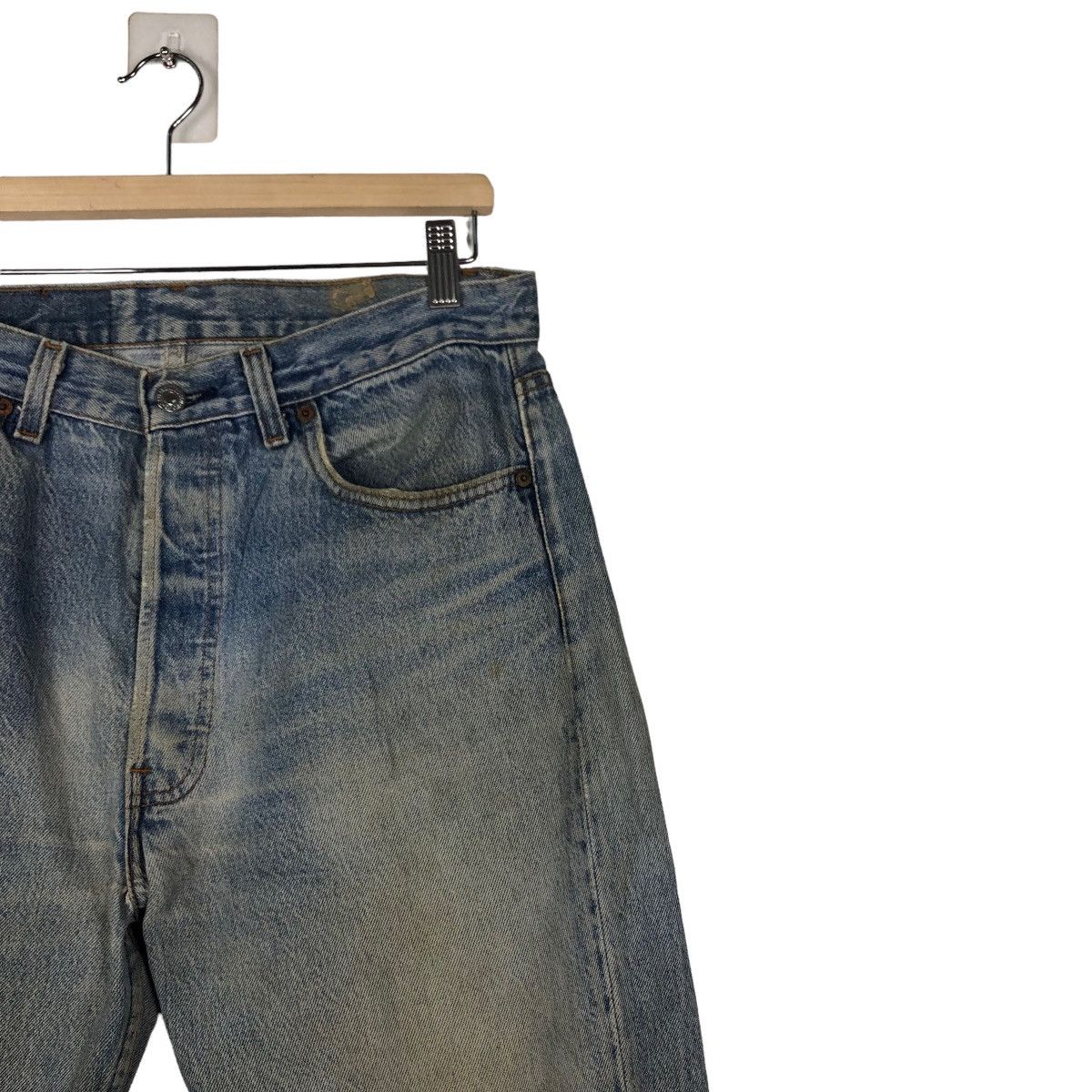 Levi's 🔥Vintage Distressed Rusty Design Punk Style Levi’s USA Size US 32 / EU 48 - 6 Thumbnail