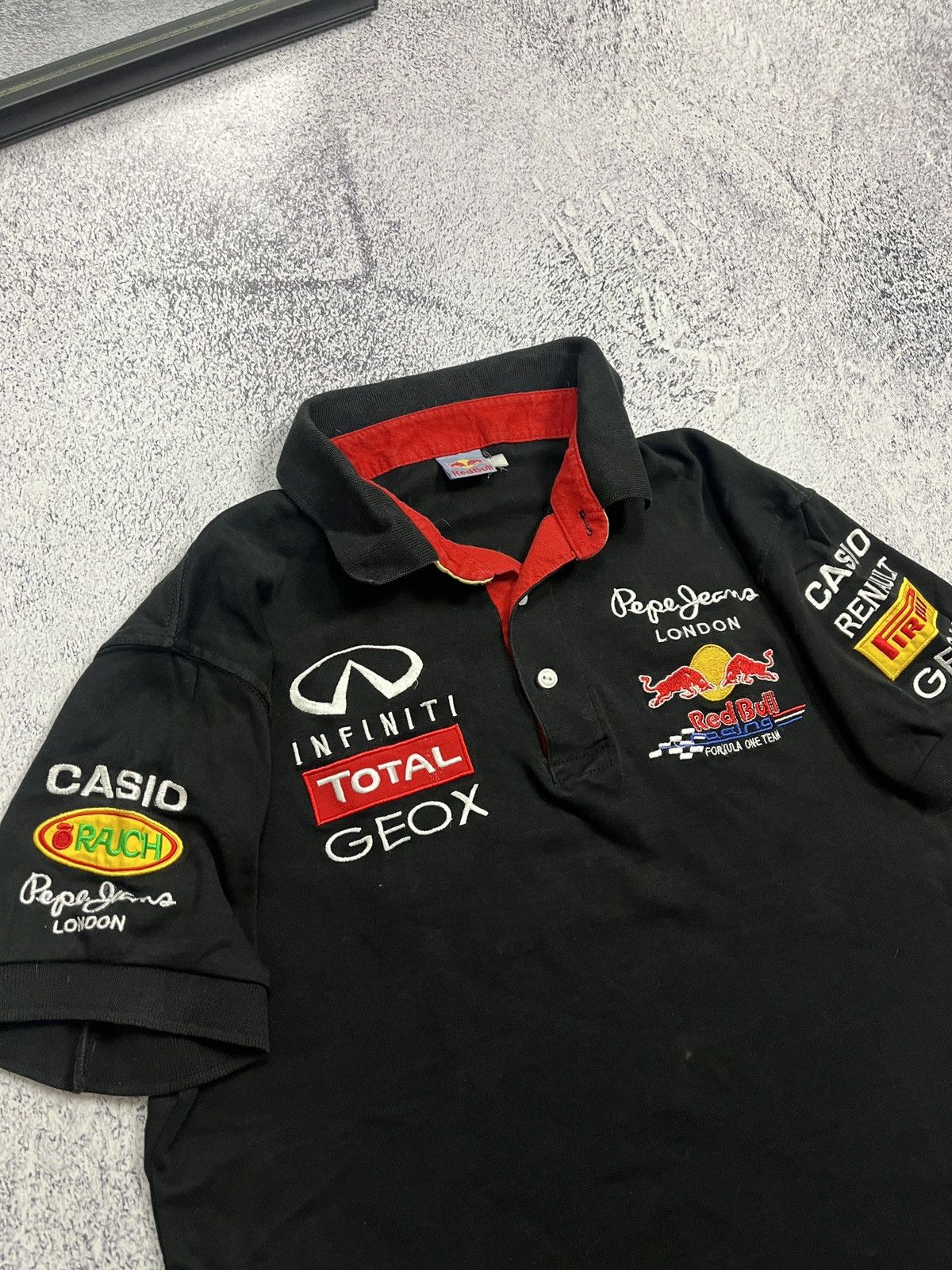 Formula 1 × Pepe Jeans × Red Bull Vintage Red Bull Infinity Racing Polo Shirt F1 Grand Prix Size US M / EU 48-50 / 2 - 5 Thumbnail