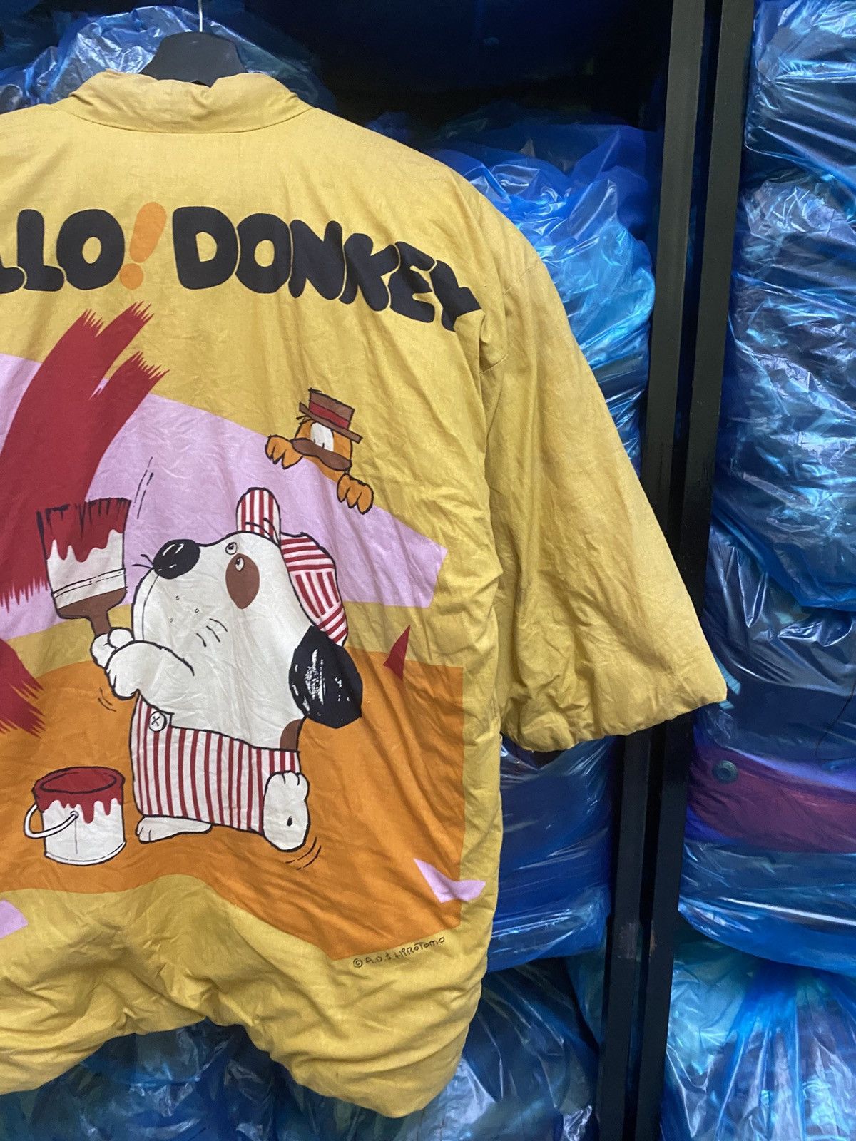 Vintage Vintage Japanese Samue Jacket “Hello Donkey” Dog Graphic Size US S / EU 44-46 / 1 - 8 Thumbnail