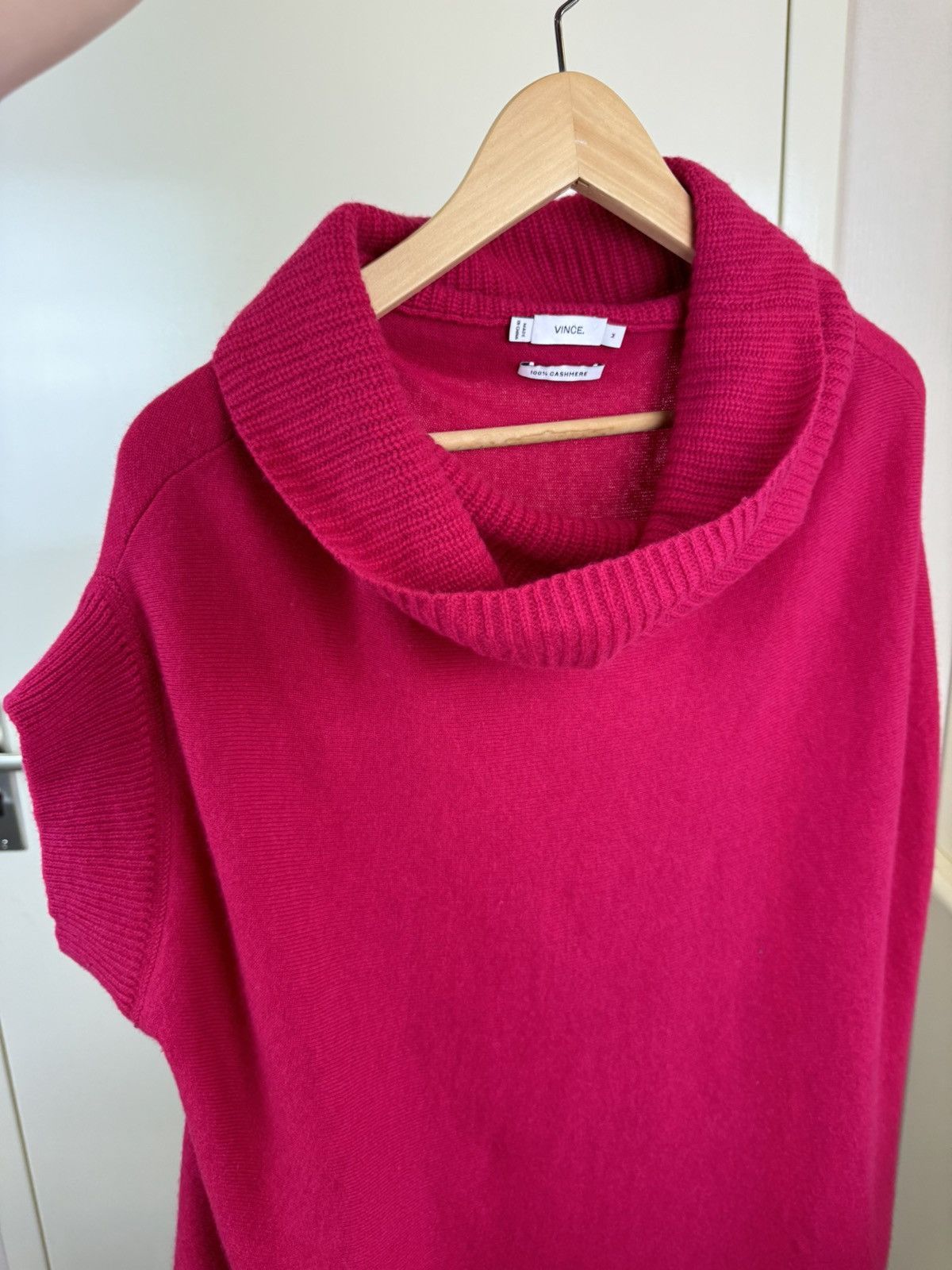 Vince VINCE cashmerein poncho cape style sweater cowl neck jumper Size M / US 6-8 / IT 42-44 - 14 Thumbnail