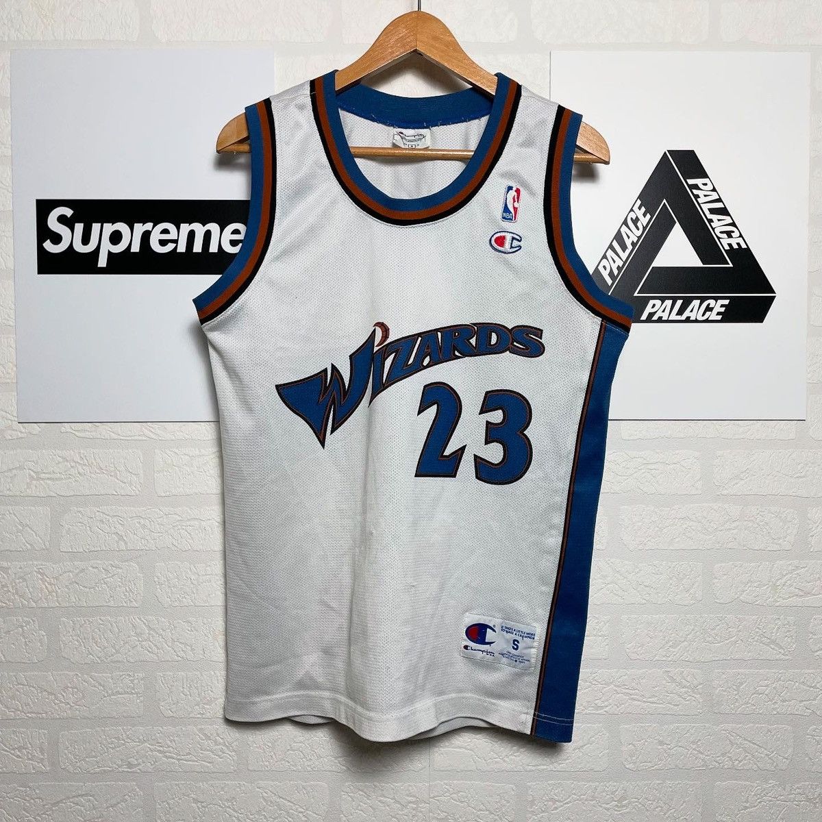 Champion × NBA JORDAN WASHINGTON WIZARDS CHAMPION SIZE M NBA JERSEY Size US S / EU 44-46 / 1 - 1 Thumbnail