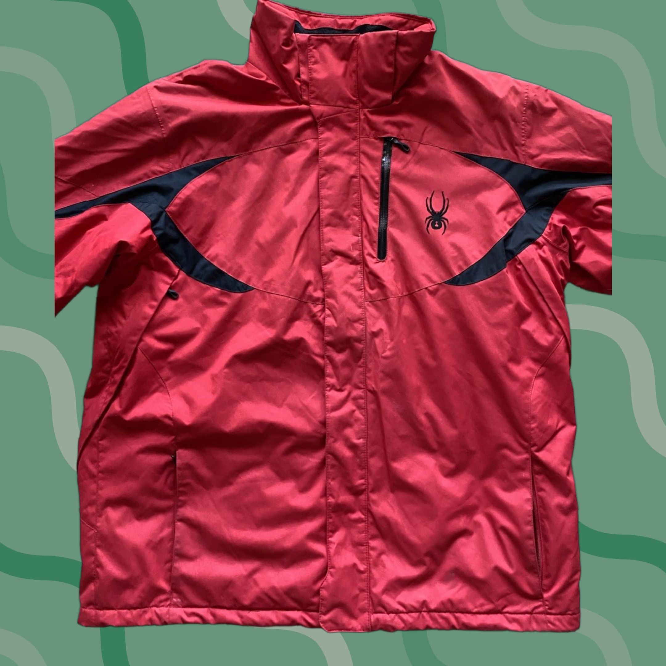 Spyder Spyder Jacket Coat Men XL Red Polyester Thinsulate Jacket Coat for Men Size US XL / EU 56 / 4 - 1 Thumbnail