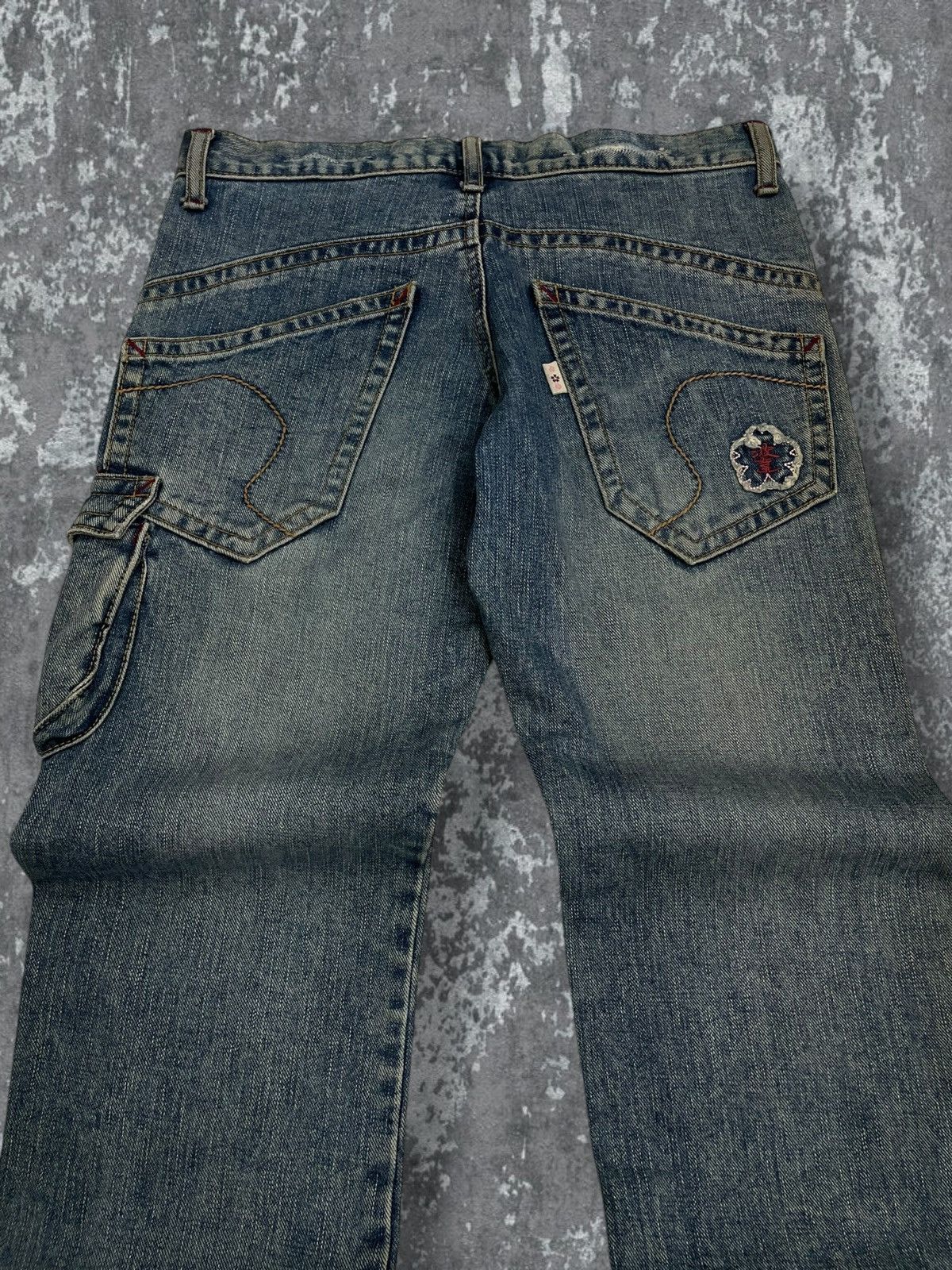 Japanese Brand Vintage 1990s Japan Designer Rare Naminoritatsun Art Denim Size US 30 / EU 46 - 12 Thumbnail