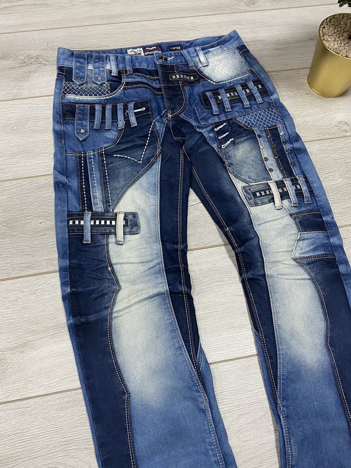 Vintage Jeans dirty Pants patch faded crashed denim y2k distressed Size US 32 / EU 48 - 3 Thumbnail