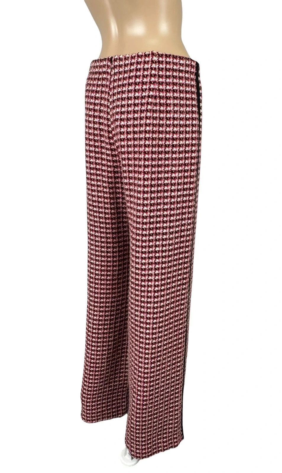 Maje Maje Wide Leg Tweed Pants size 36 Size 26" / US 2 / IT 38 - 6 Thumbnail