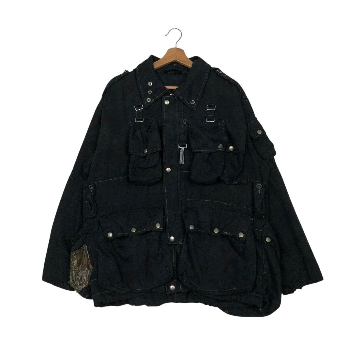 Japanese Brand 🔥VINTAGE BOMBER JACKET BONDAGE UTILITY PARACHUTE ISSEYMIYAKE Size US M / EU 48-50 / 2 - 3 Thumbnail