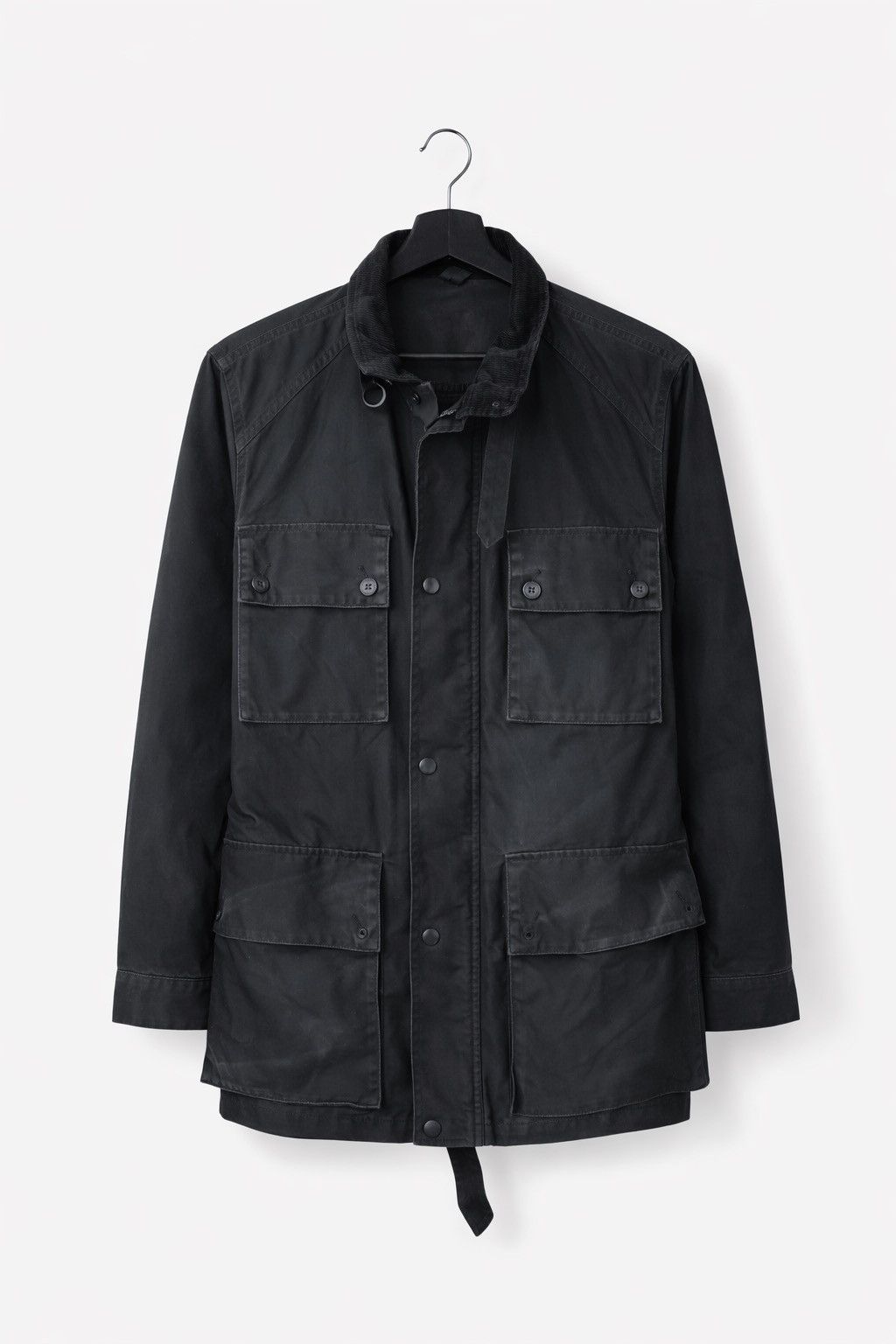 Margaret Howell Margaret Howell MEN Black Field Jacket Military Workwear Size US S / EU 44-46 / 1 - 1 Thumbnail