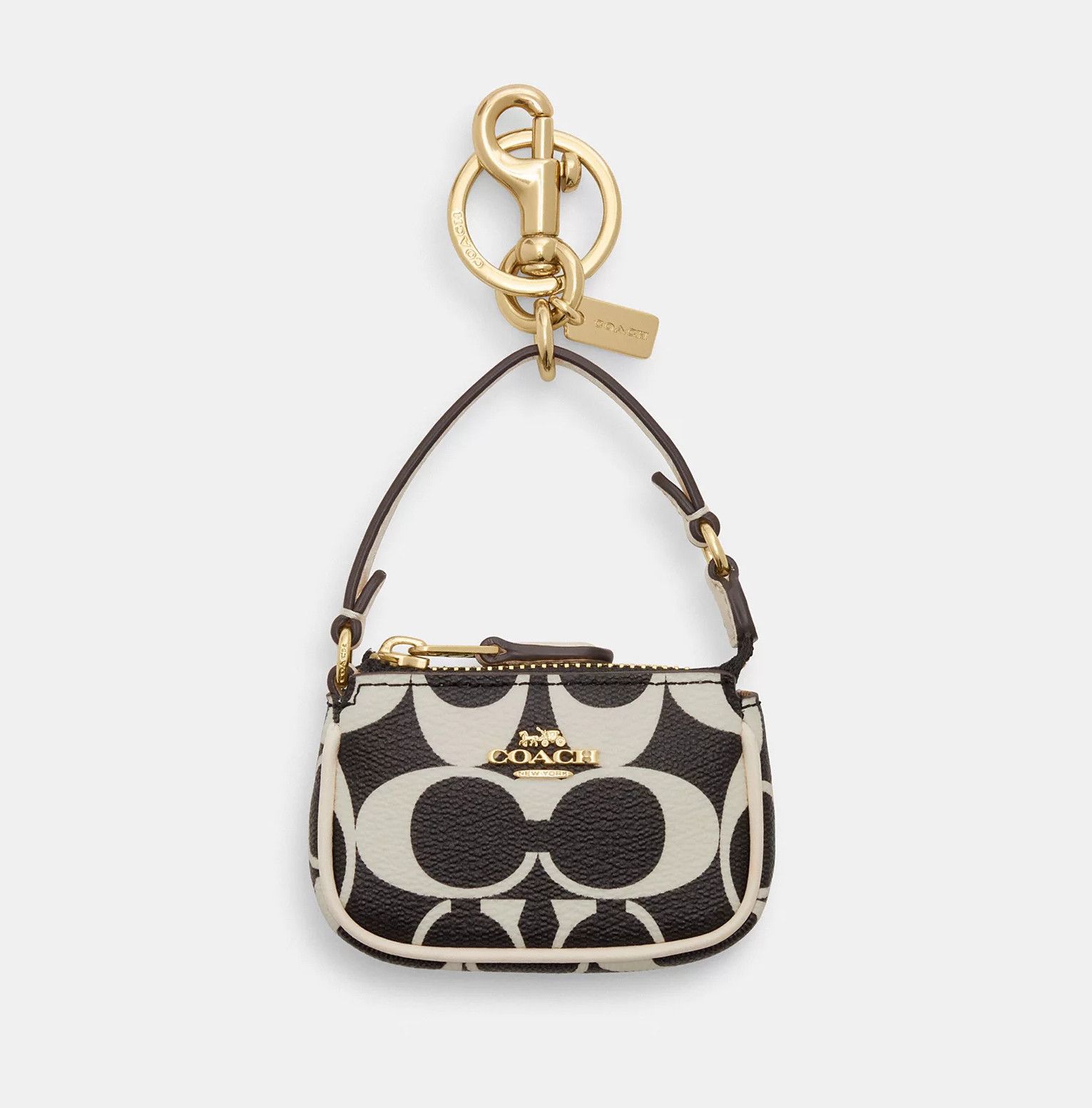 Coach mini Nolita newest keychain bag charm