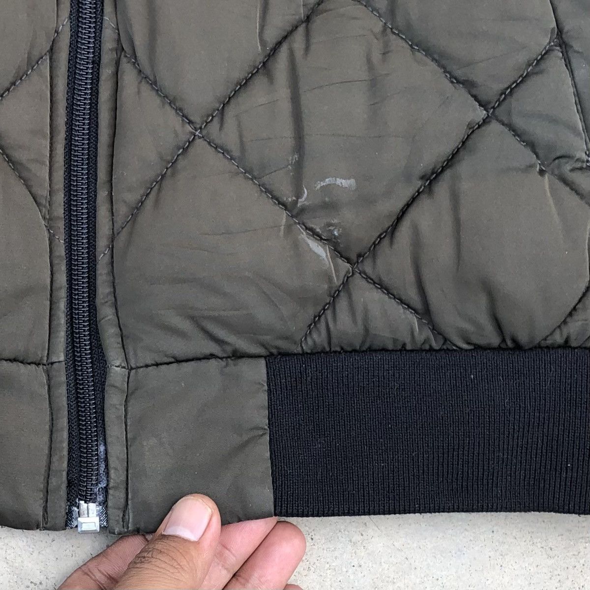 Guess Vintage Guess Est.1981 Sun Faded Quilted Bomber Jacket Size US M / EU 48-50 / 2 - 18 Thumbnail