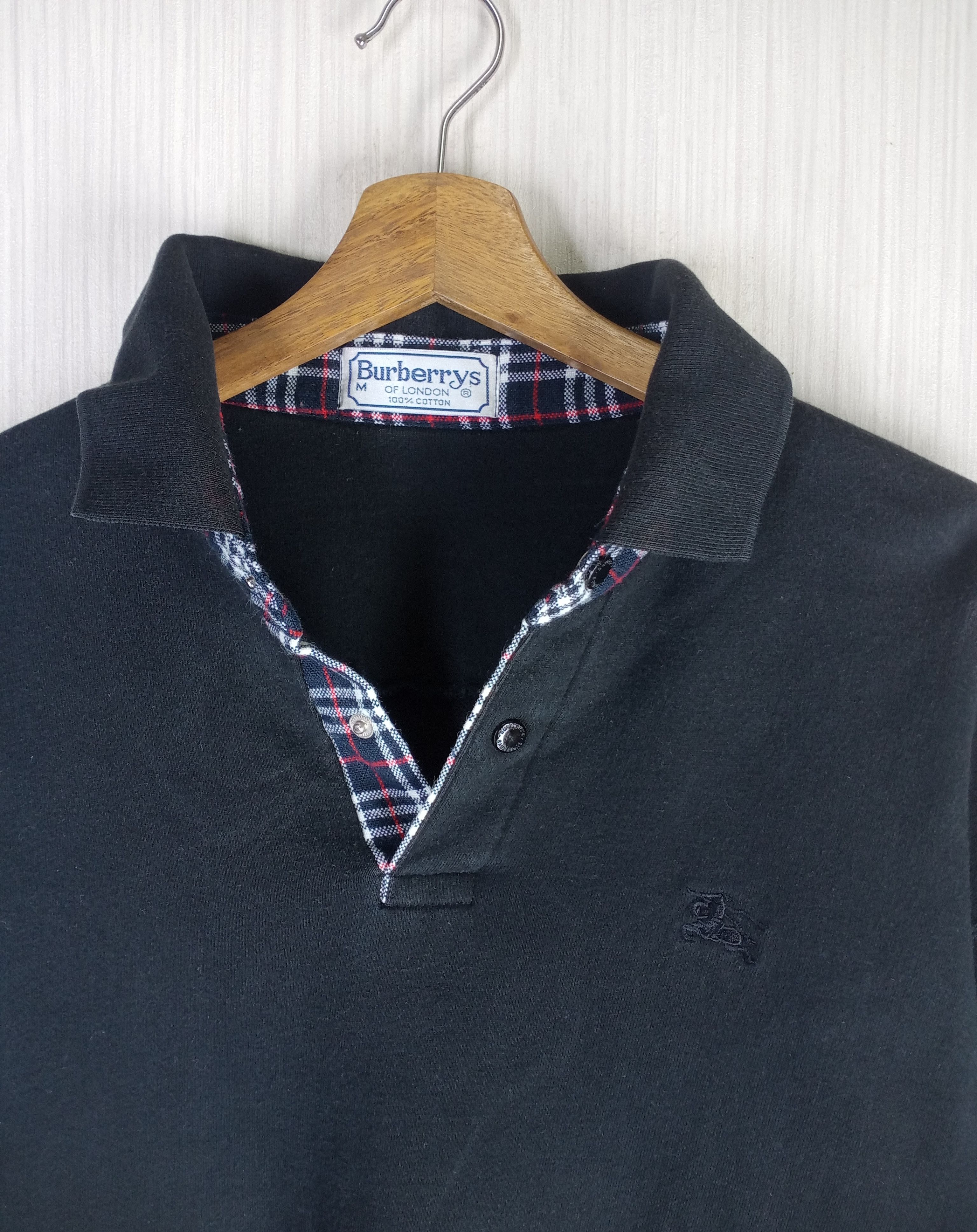 Burberry Prorsum Rare Vintage 90s Burberrys Nova Check Sweatshirt Size US M / EU 48-50 / 2 - 4 Thumbnail