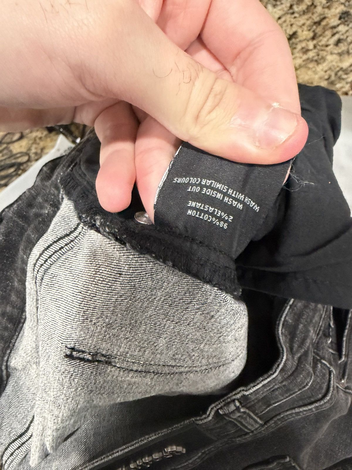 Godspeed Godspeed Patchwork Denim Shorts Black V2 Size 36 Mens Size US 36 / EU 52 - 10 Thumbnail