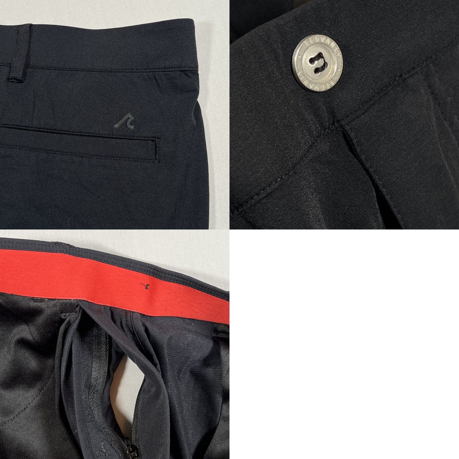 Vintage VINTAGE REDVANLY Men's Black Performance Golf Pants? Size US 33 - 9 Thumbnail
