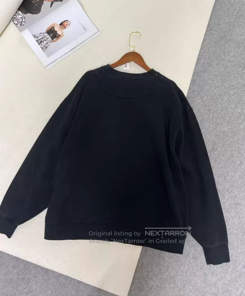 Acne Studios Acne Studios Black crewneck sweatshirt Size S / US 4 / IT 40 - 3 Thumbnail