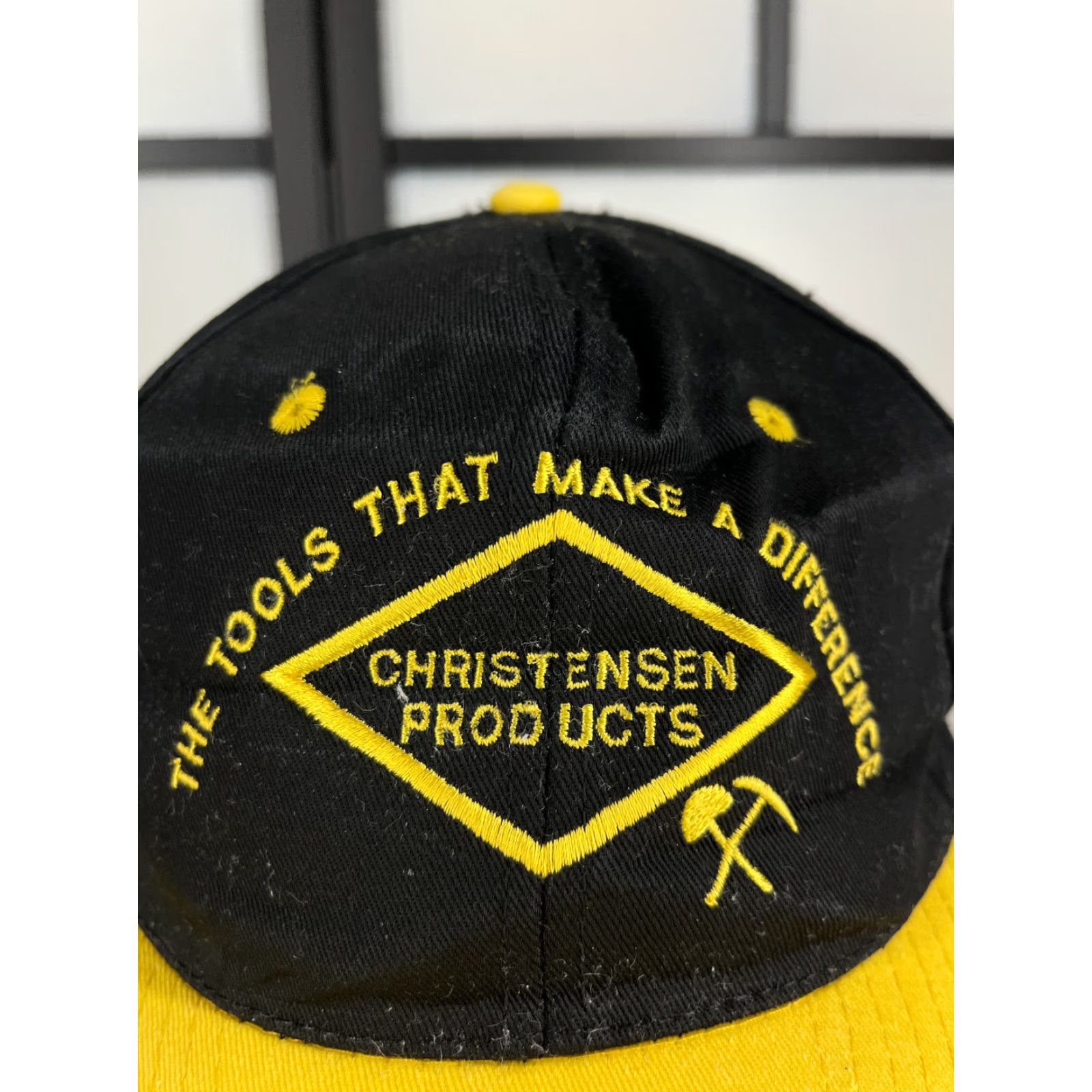 Vintage VINTAGE KC Collections Baseball Hat/Cap Snapback Adult One Size Yellow Cotton Twill Adjustable Lightweight Mens Size ONE SIZE - 2 Thumbnail
