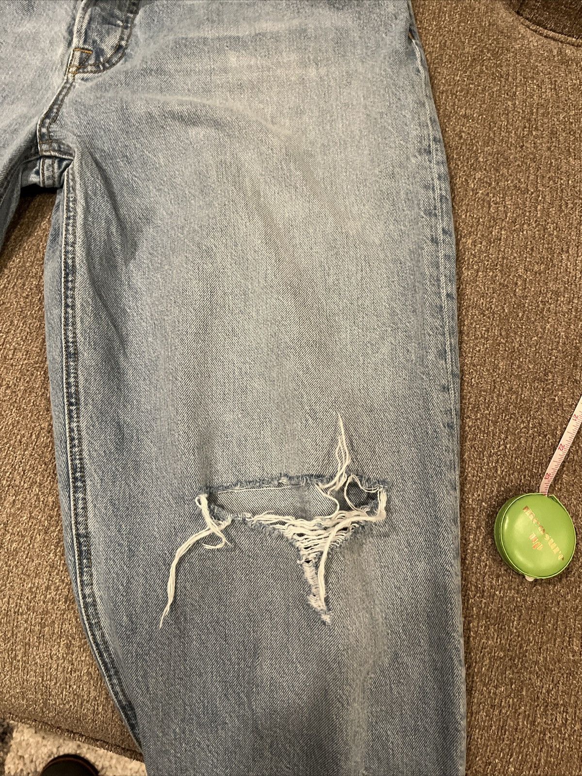 GRLFRND Grlfrnd jeans low rise boyfriend with slits Size 30" / US 8 / IT 44 - 4 Thumbnail