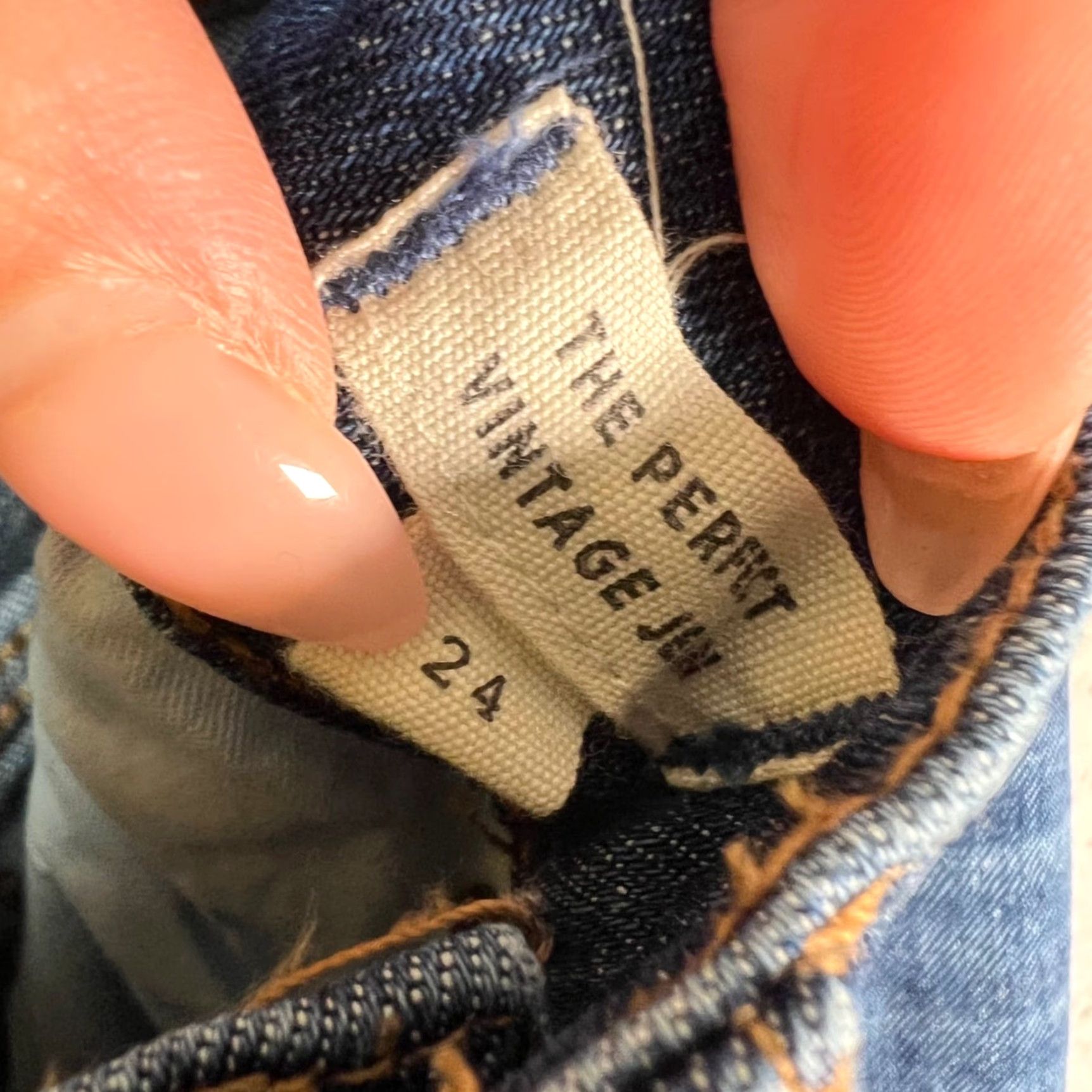 Madewell Madewell Womens Size 24 High Rise Vintage Straight Button Fly Denim Jeans Size 42" / US 20 - 4 Thumbnail