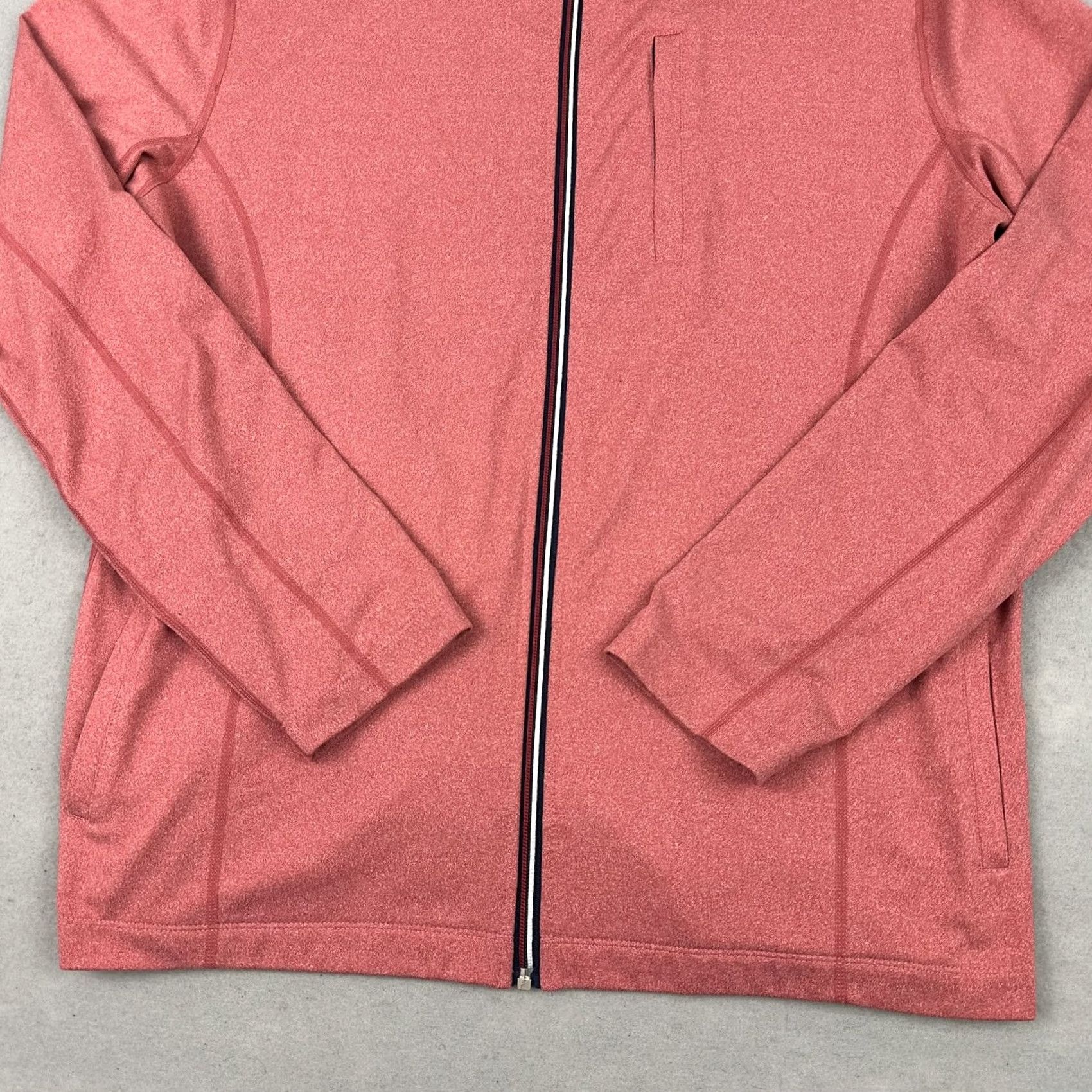 UNTUCKit UNTUCKit Jacket Men Medium Red Full Zip Athletic Stretch Performance Layer M Size US M / EU 48-50 / 2 - 3 Thumbnail