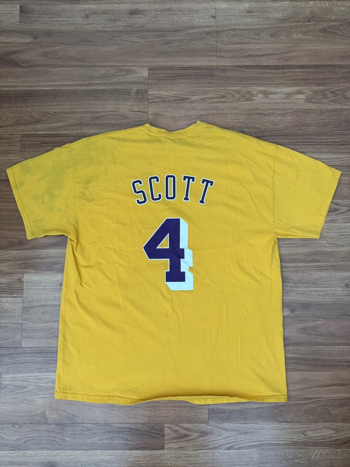 NBA los angeles lakers opening night 2014 byron scott t shirt Size US XL / EU 56 / 4 - 4 Thumbnail