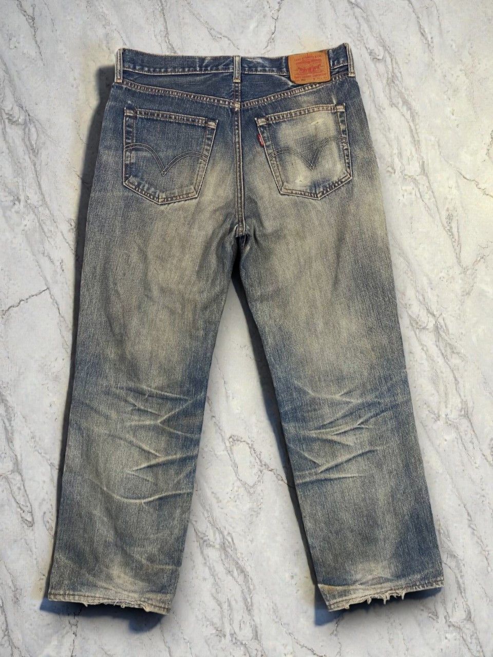 Levi's vintage levis 502 rusty distressed denim nice design Size US 36 / EU 52 - 2 Thumbnail