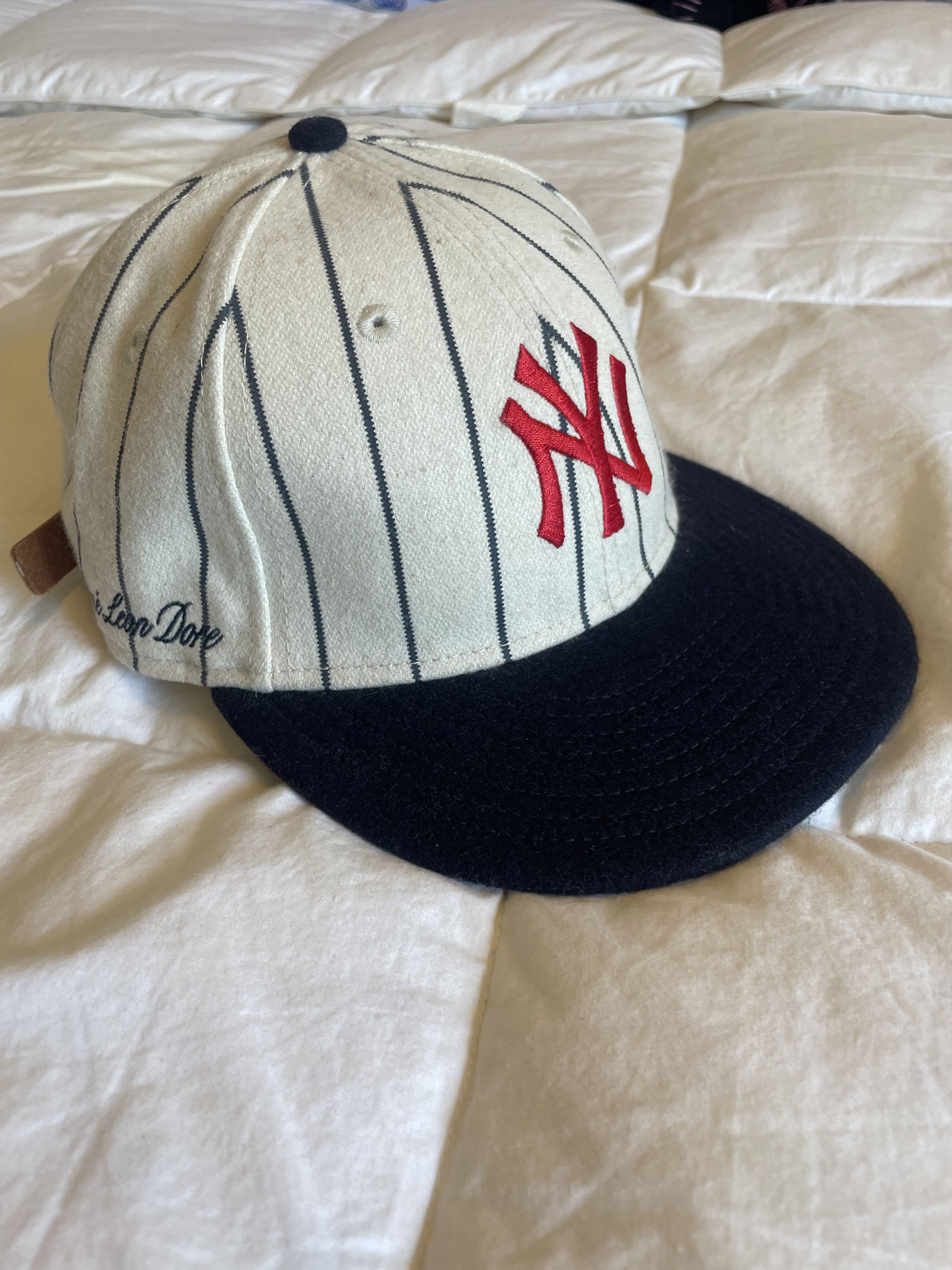 Aime Leon Dore Aime Leon Dore New Era Wool Pinstripe Yankee Hat Size ONE SIZE - 2 Thumbnail