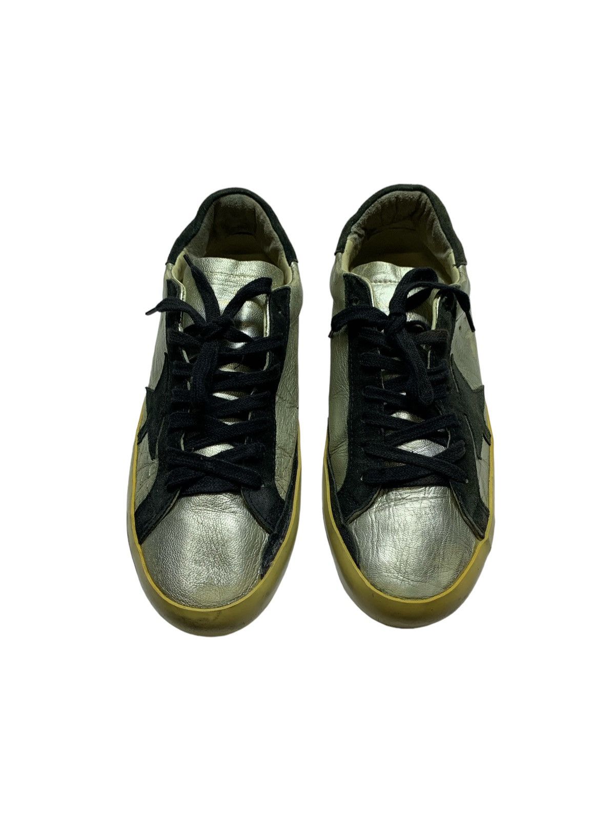 Golden Goose Authentic Golden Goose Superstar Silver Sneakers GGDB Shoes Size US 8.5 / EU 41-42 - 4 Thumbnail